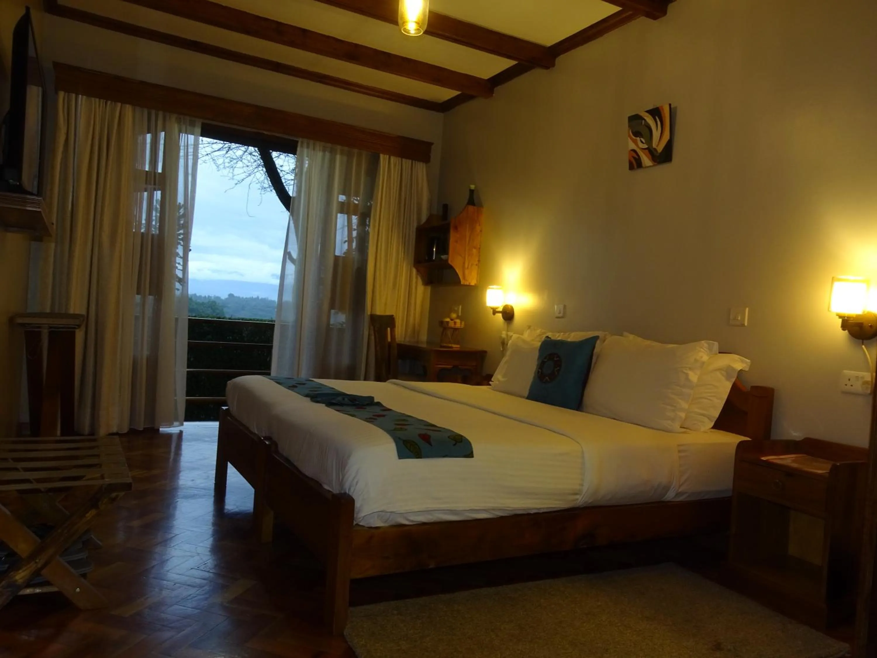 Bed in Le Pristine Wellness and Healing Hotel