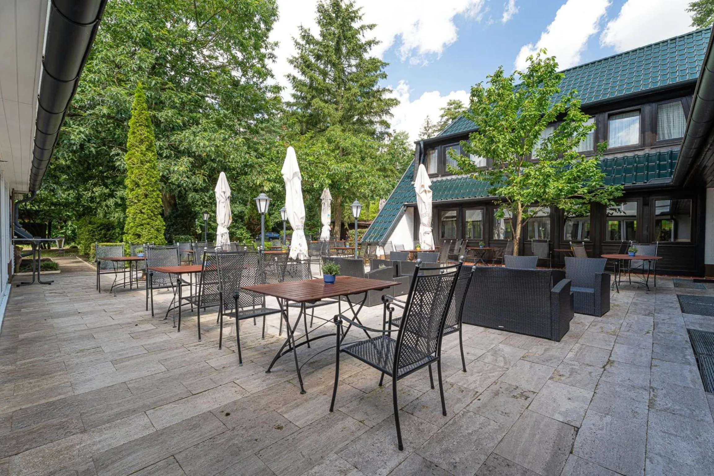Balcony/Terrace in Hotel Zur Heidschnucke