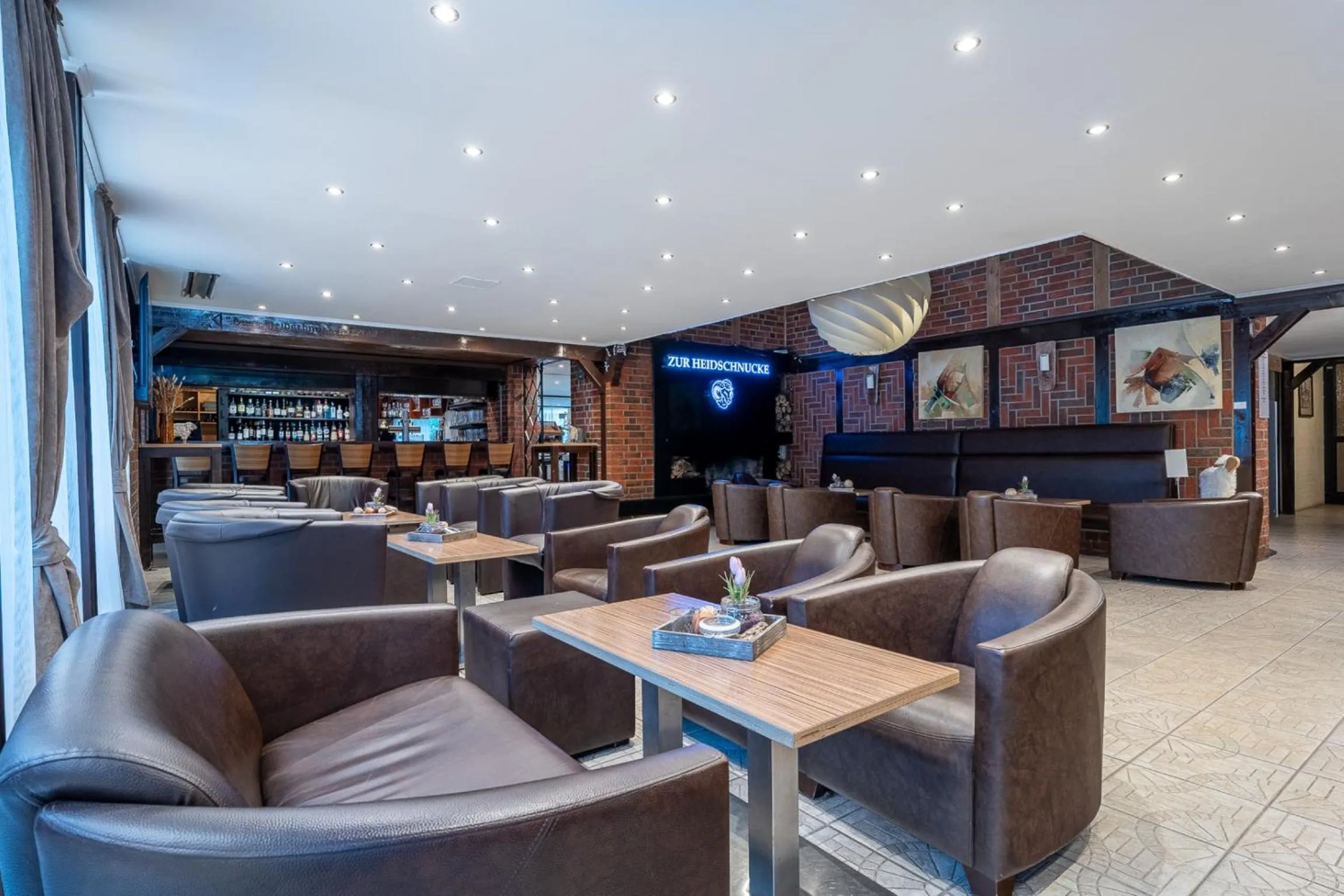 Lounge or bar in Hotel Zur Heidschnucke