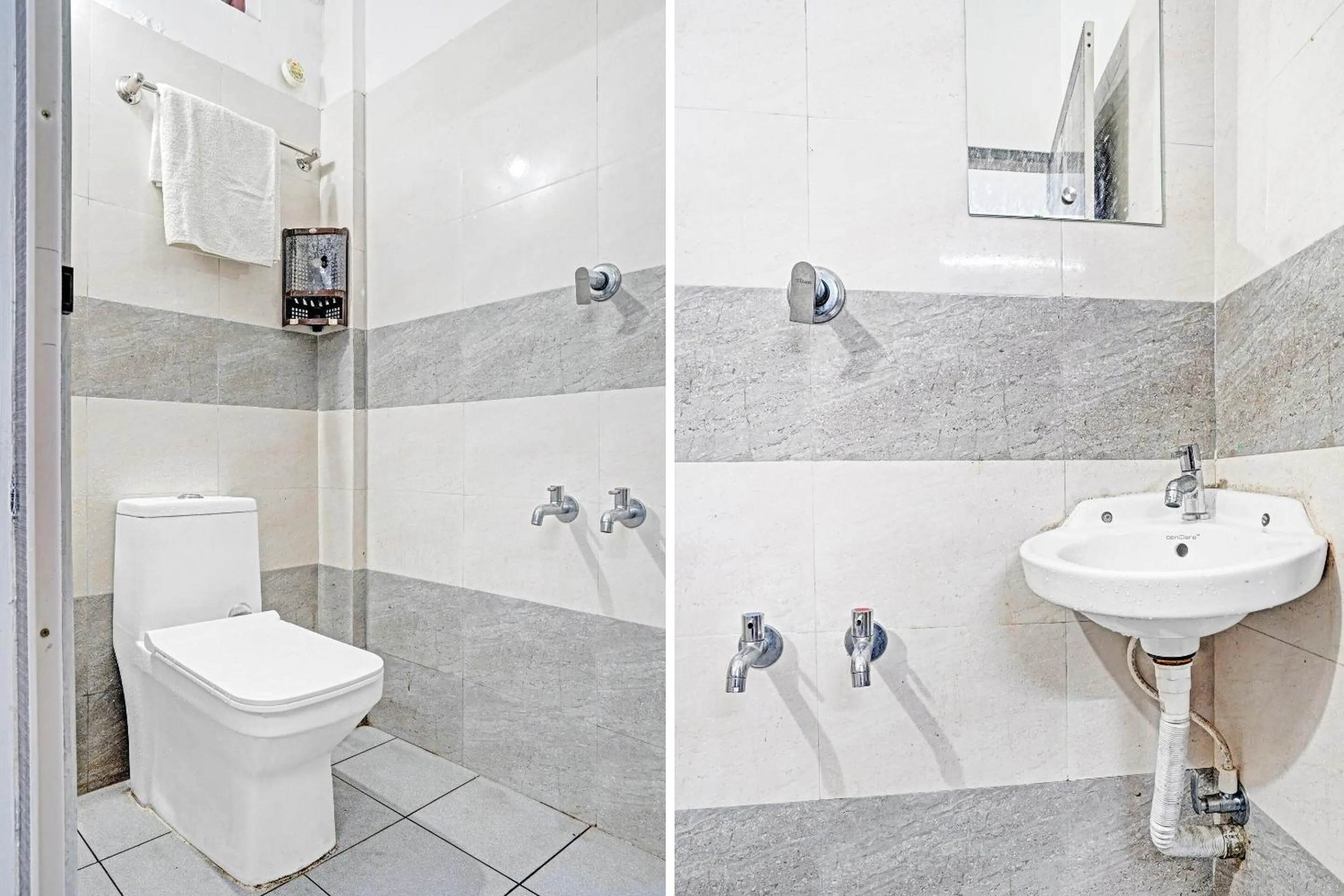 Bathroom in Hotel O Thaza