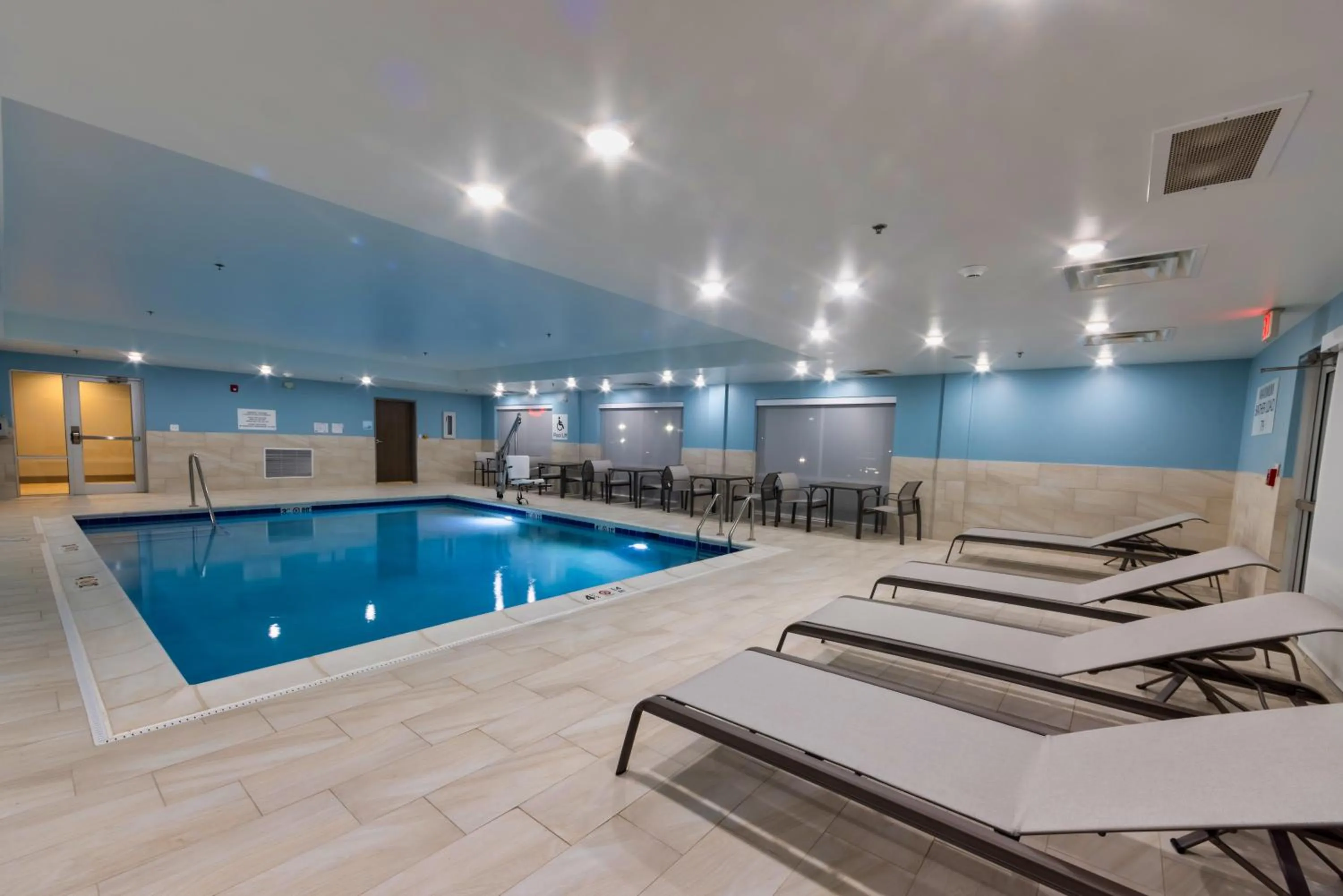 Swimming pool in Holiday Inn Express & Suites - Harrisonburg University Area by IHG