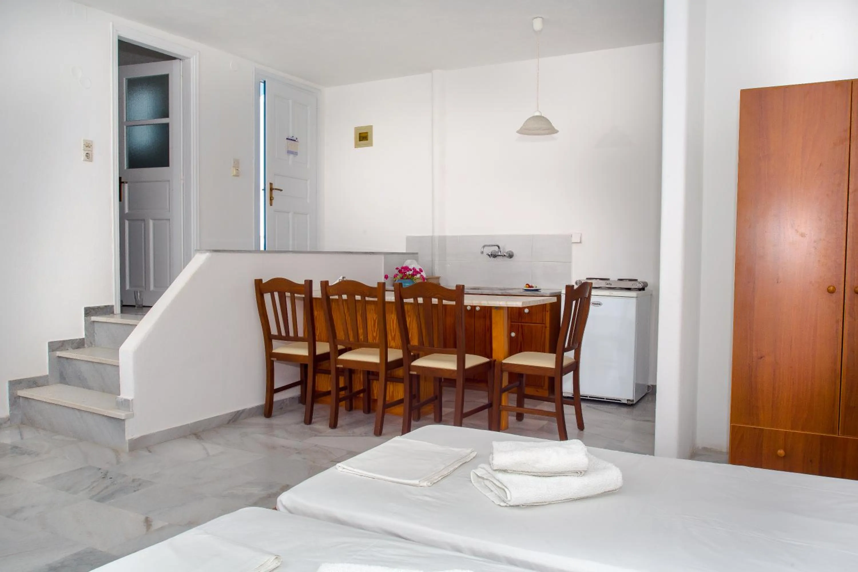 Kitchen or kitchenette in Arkas Inn