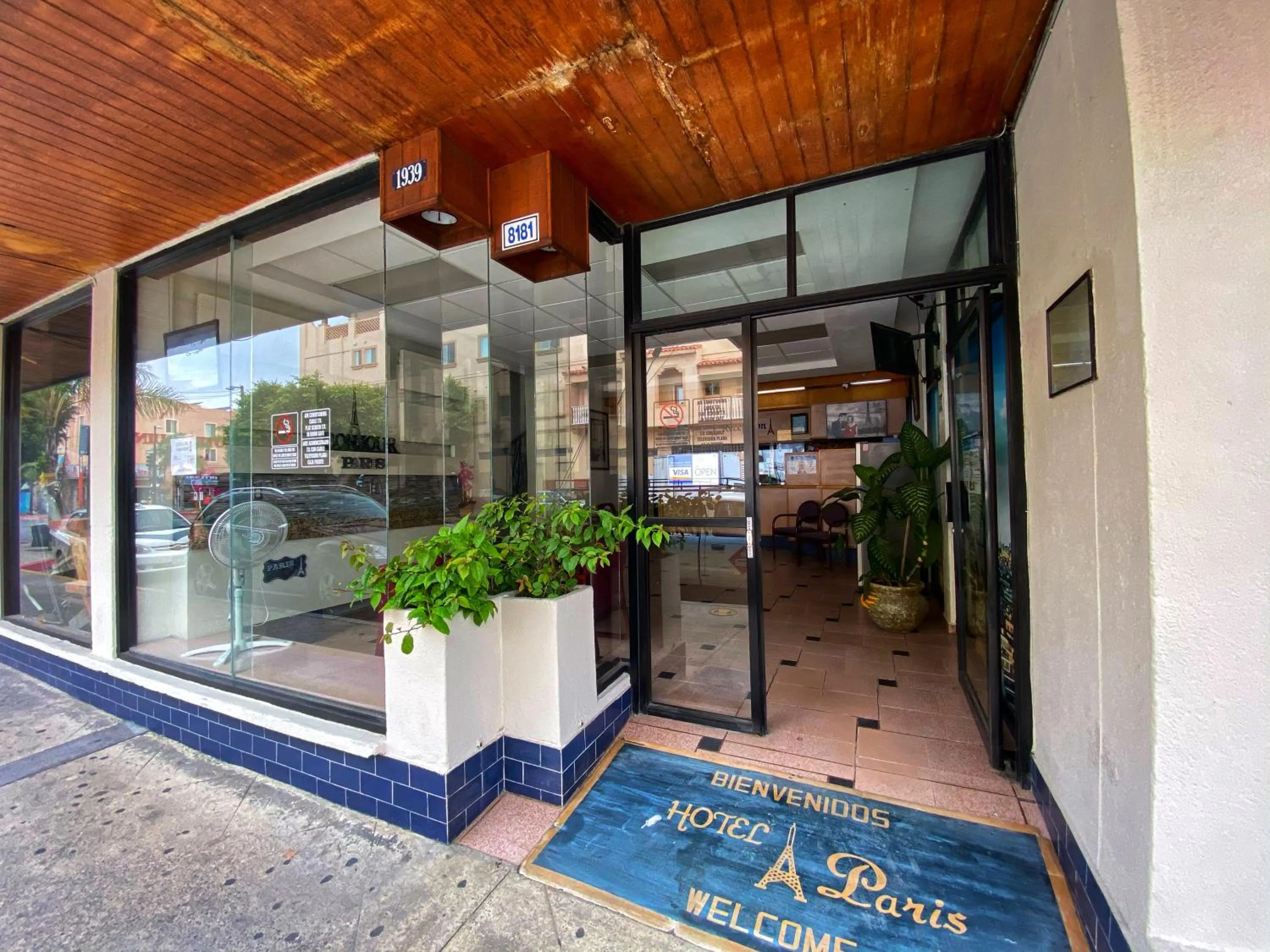 Property building in Paris Hostel