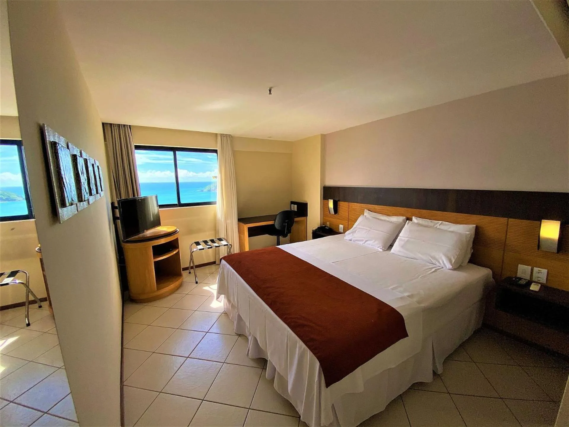 Bed in Natal Plaza #1202 - Suíte Vista Mar por Carpediem