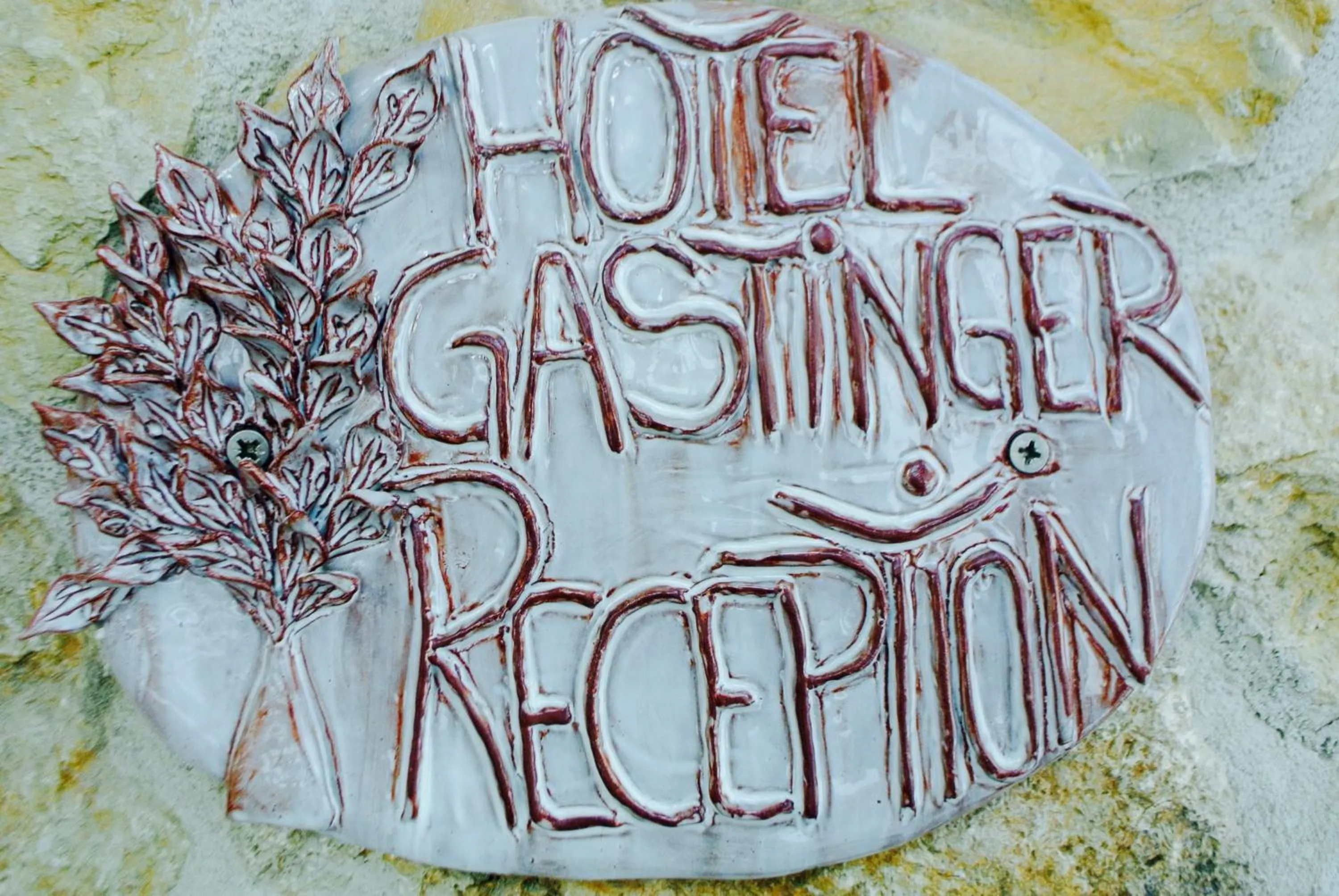 Decorative detail in Gastinger Hotel-Restaurant
