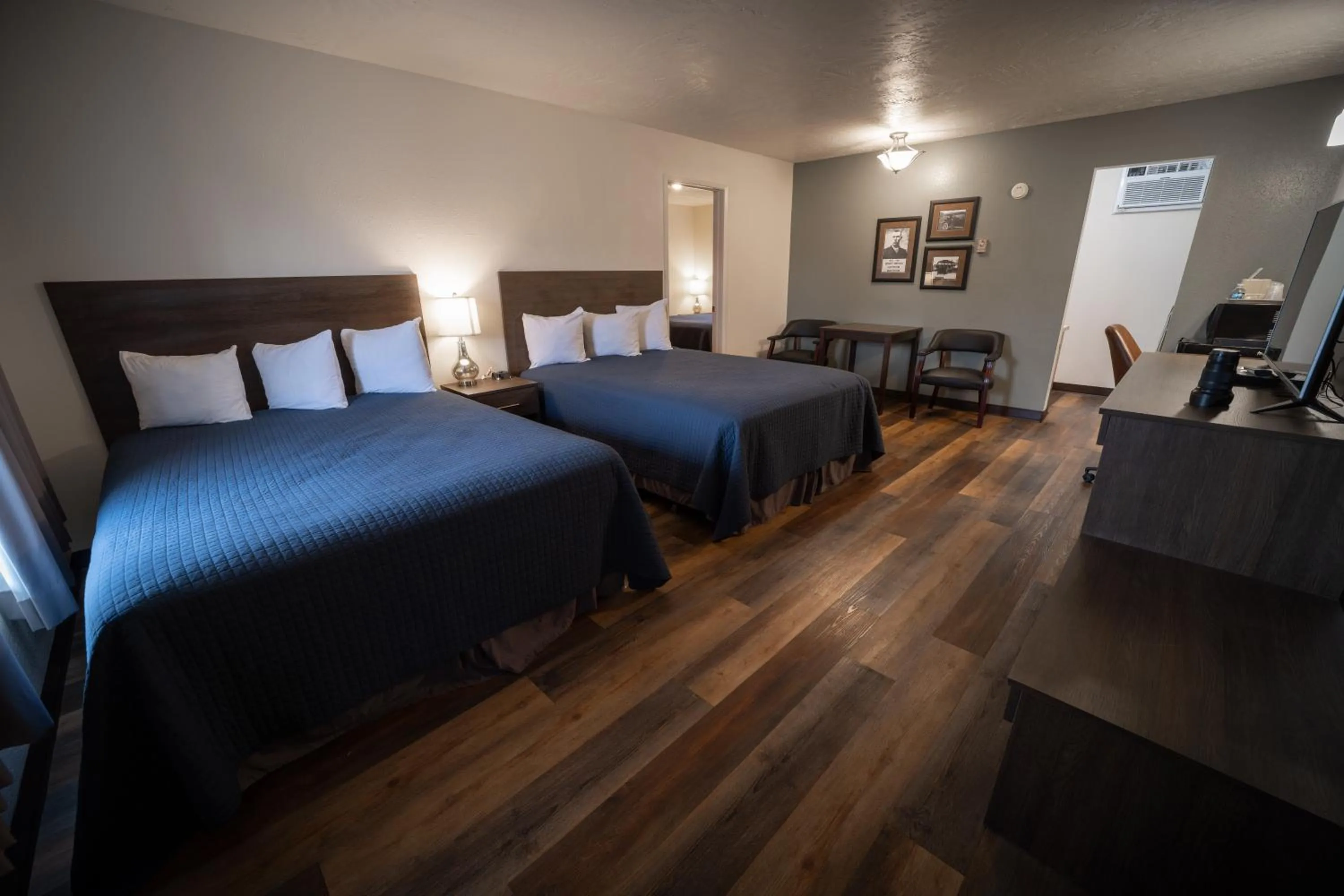 Bed in Clover Creek Inn