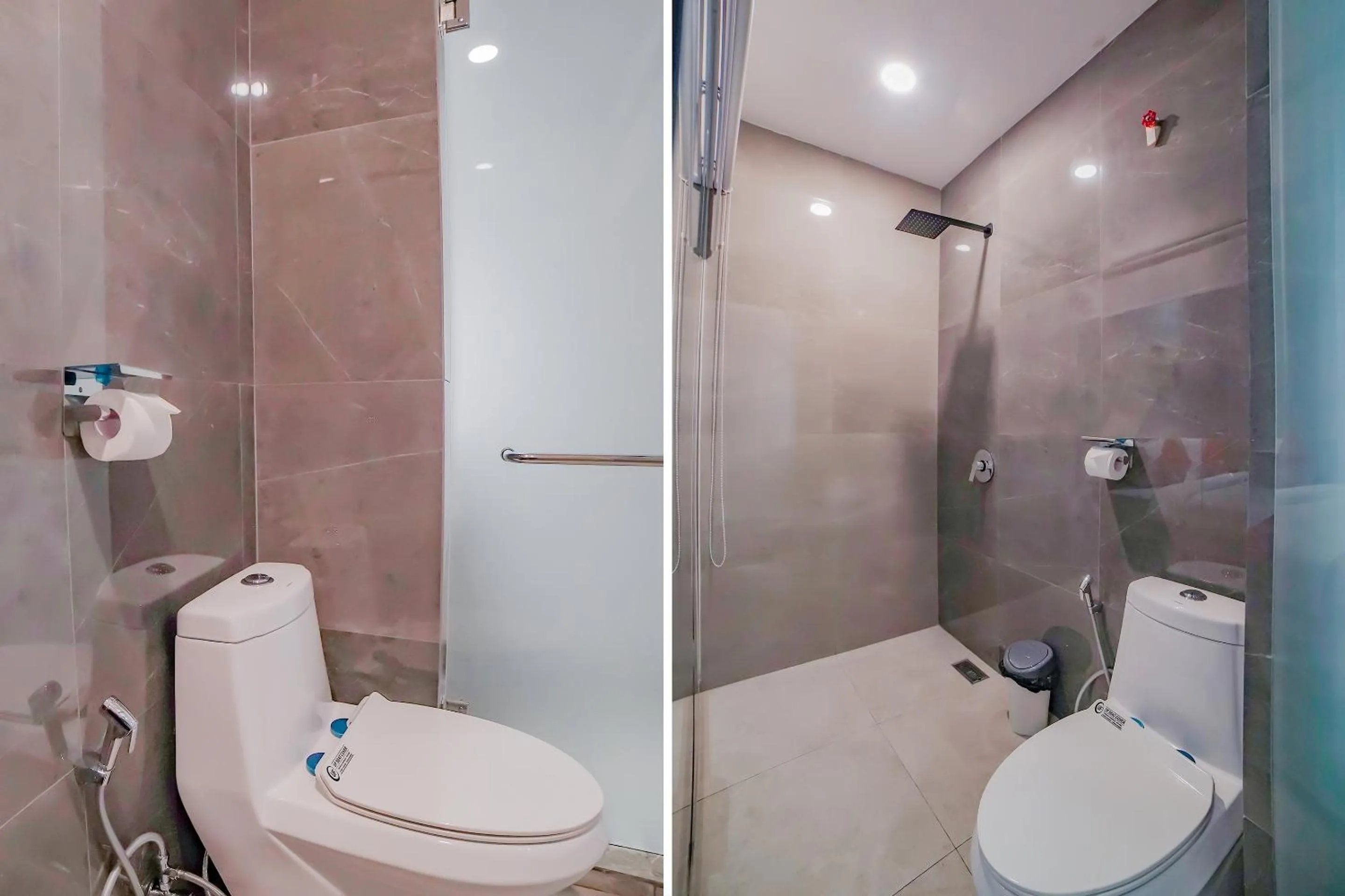 Bathroom in Capital O 90447 Kardopa Hotel Megapark