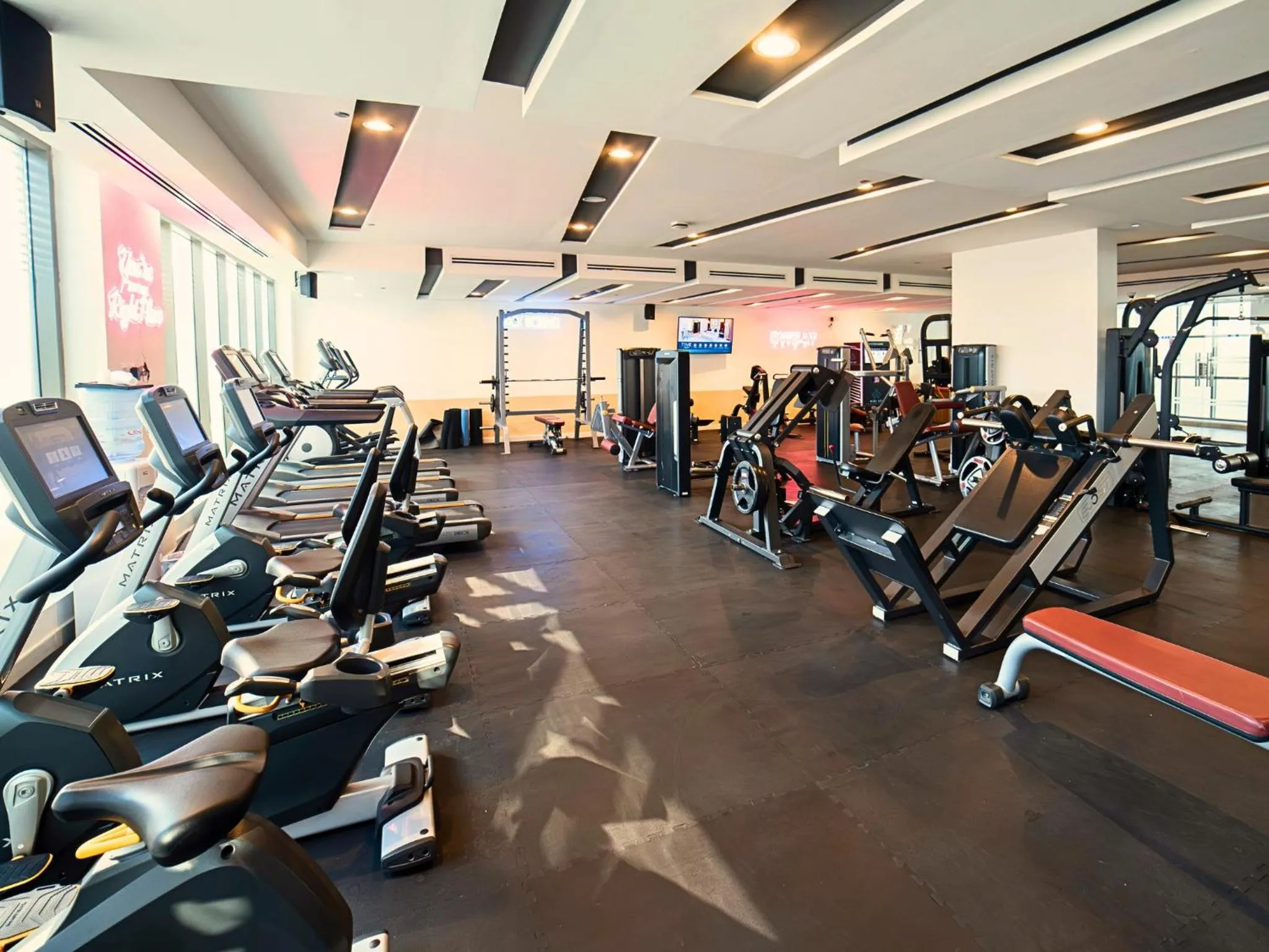 Fitness centre/facilities in Asma Hotel Al Barsha