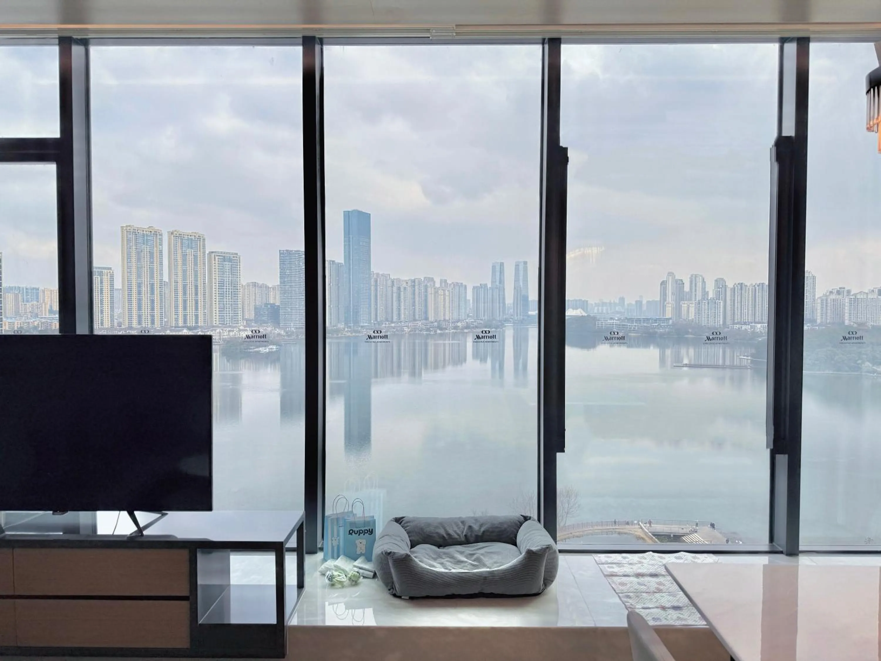 pet friendly in The Meixi Lake, Changsha Marriott Executive Apartments