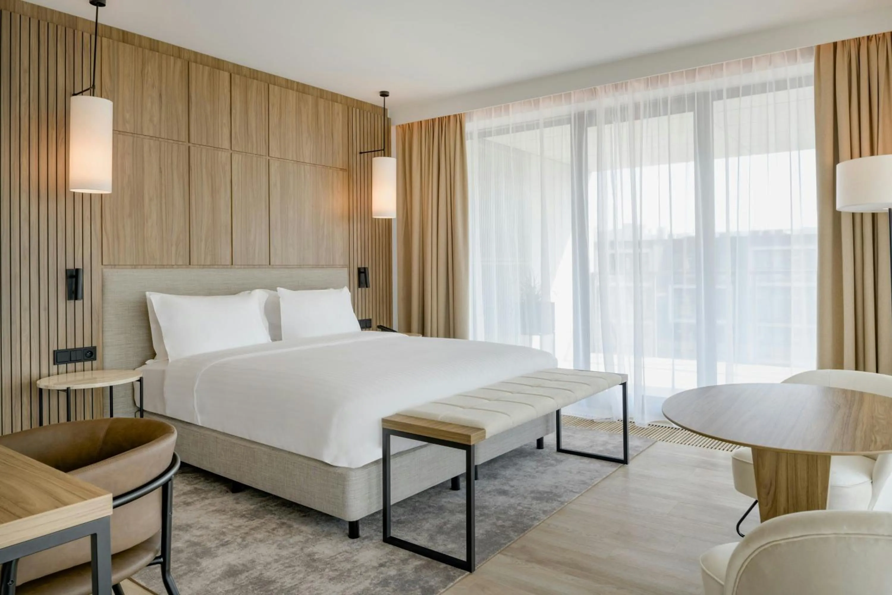 Photo of the whole room, Bed in AC Hotel by Marriott Krakow