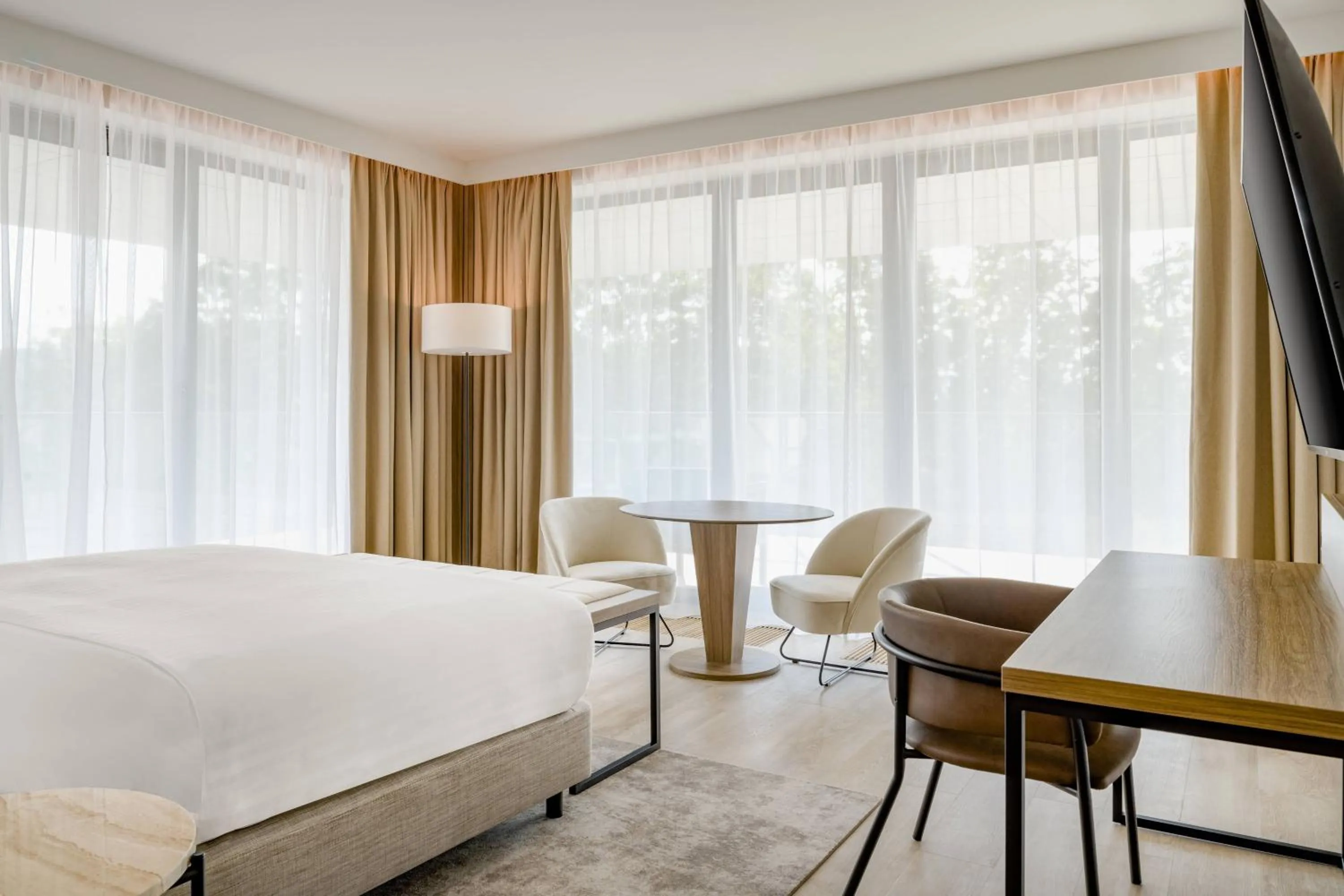 Bedroom, Bed in AC Hotel by Marriott Krakow