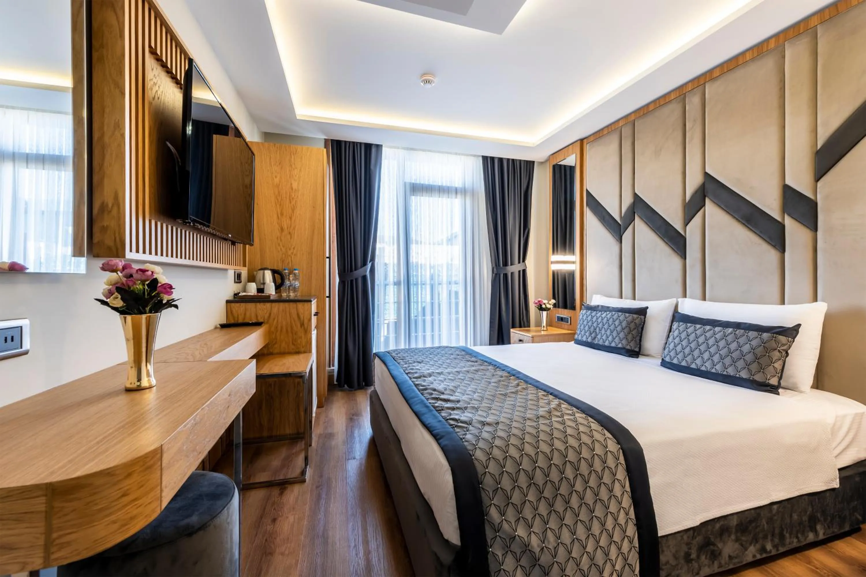 Bed in Endican Sultanahmet Hotel