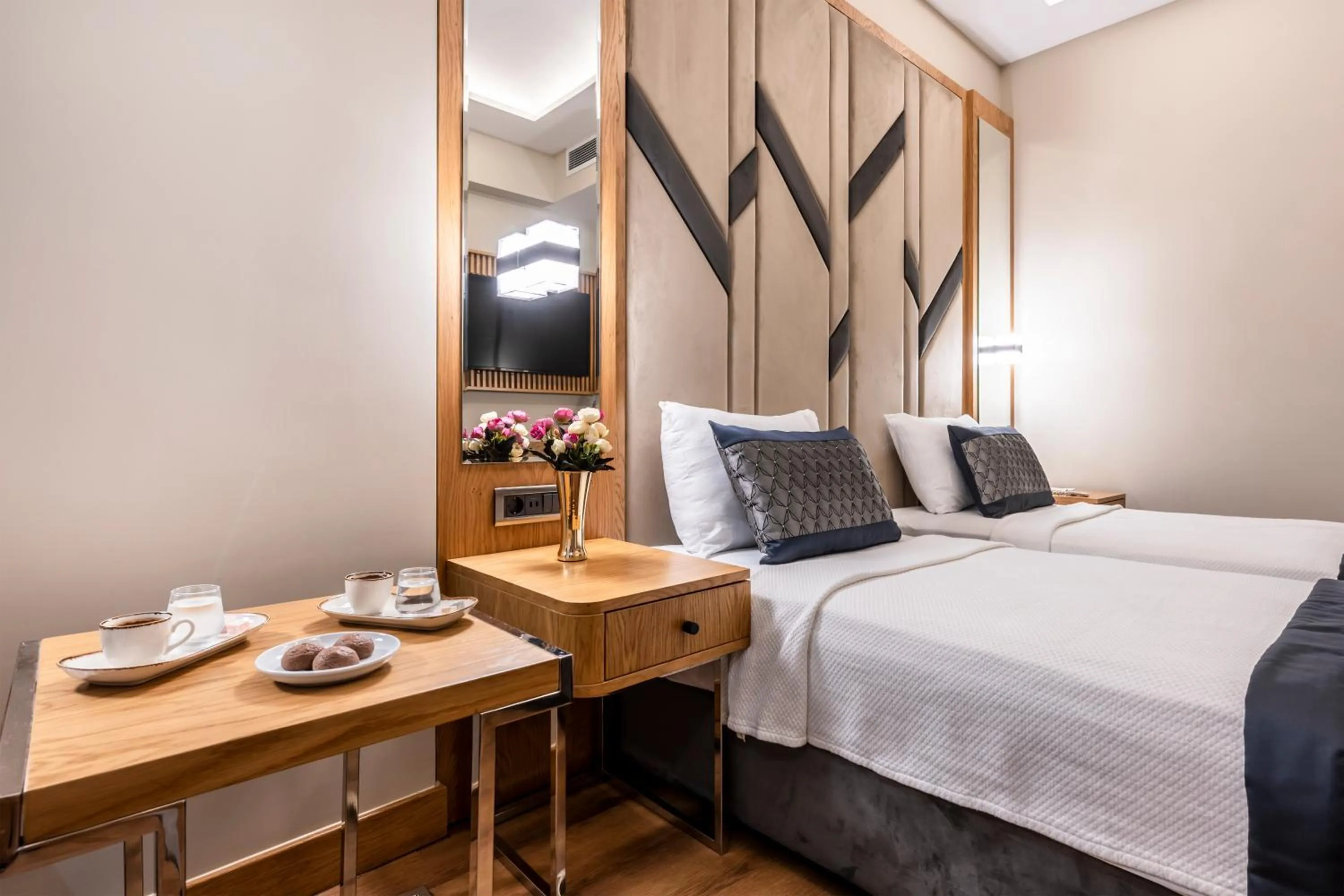 Bed in Endican Sultanahmet Hotel