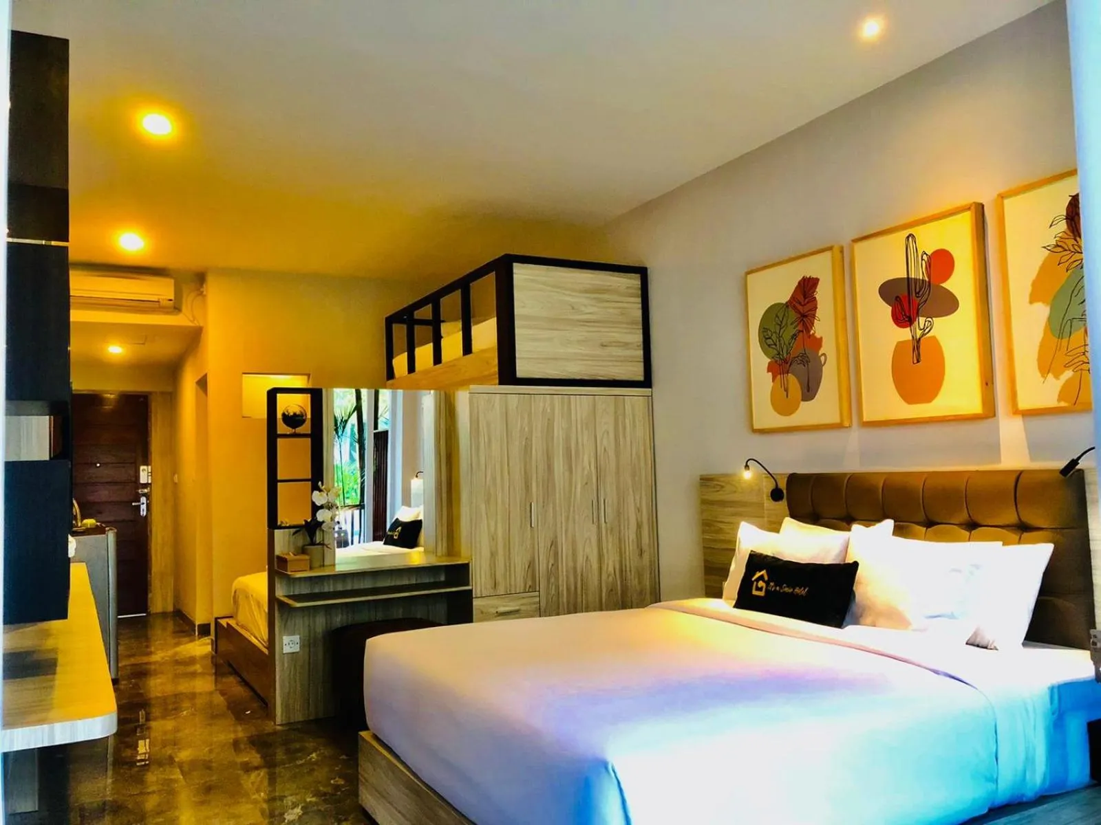 Photo of the whole room, Bed in Graha Socio Hotel Nusa Dua Bali