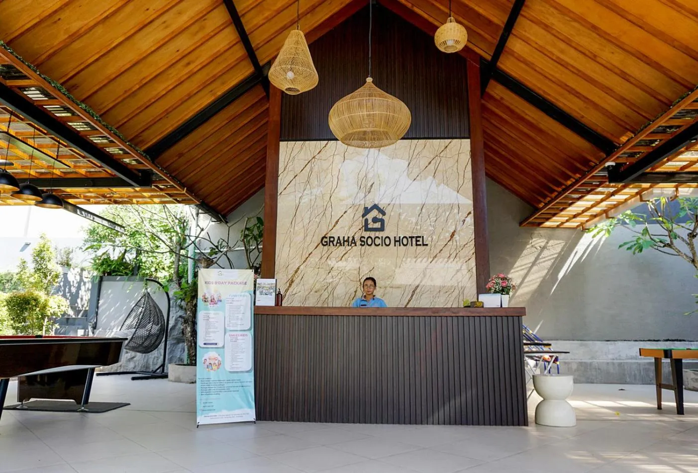 Lobby or reception in Graha Socio Hotel Nusa Dua Bali