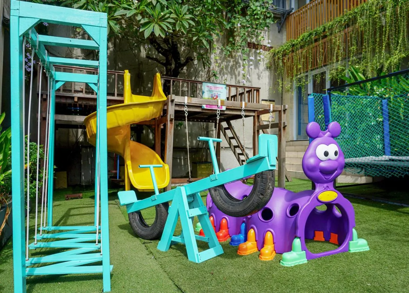 Children play ground in Graha Socio Hotel Nusa Dua Bali