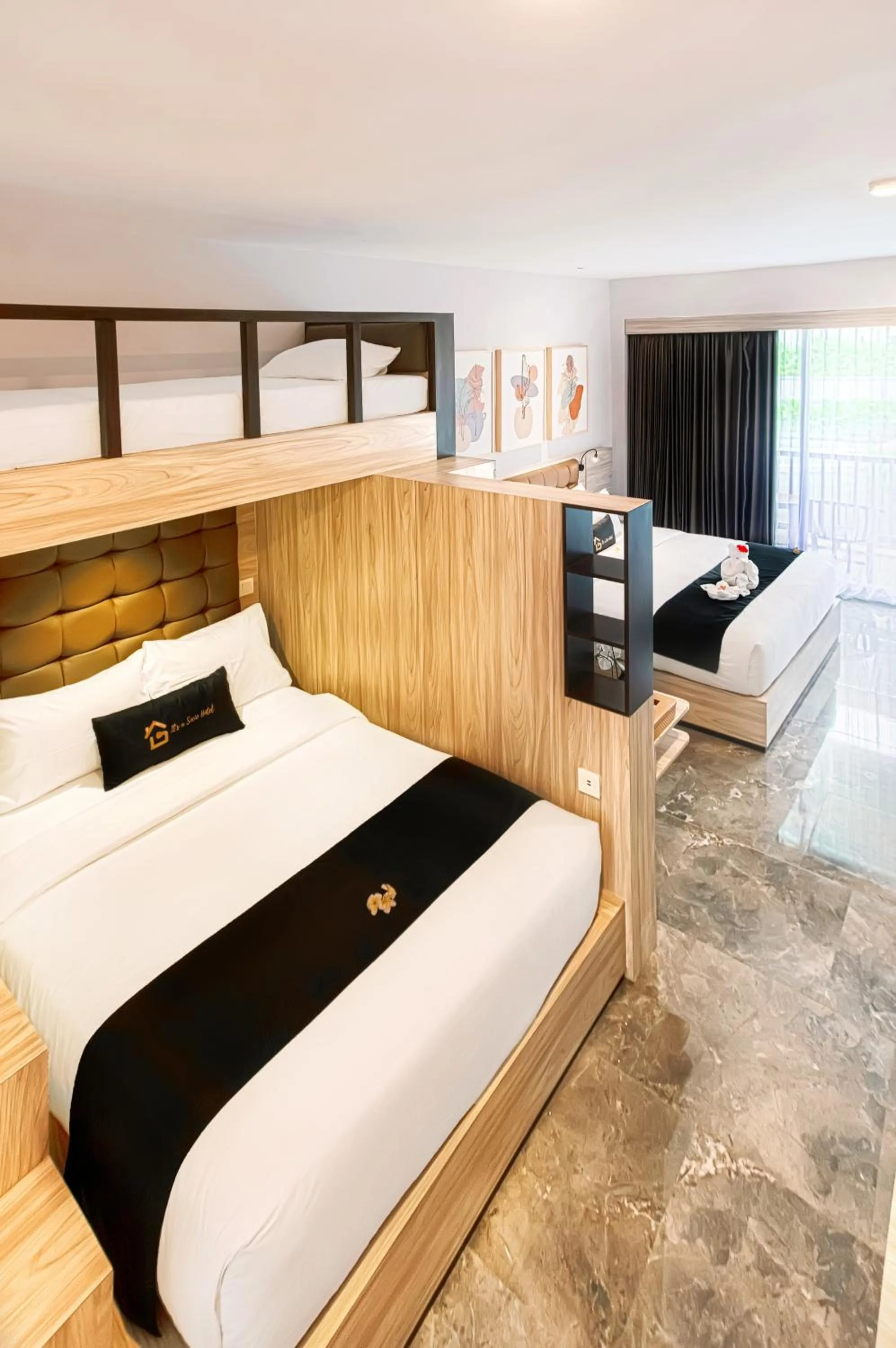 Bed in Graha Socio Hotel Nusa Dua Bali