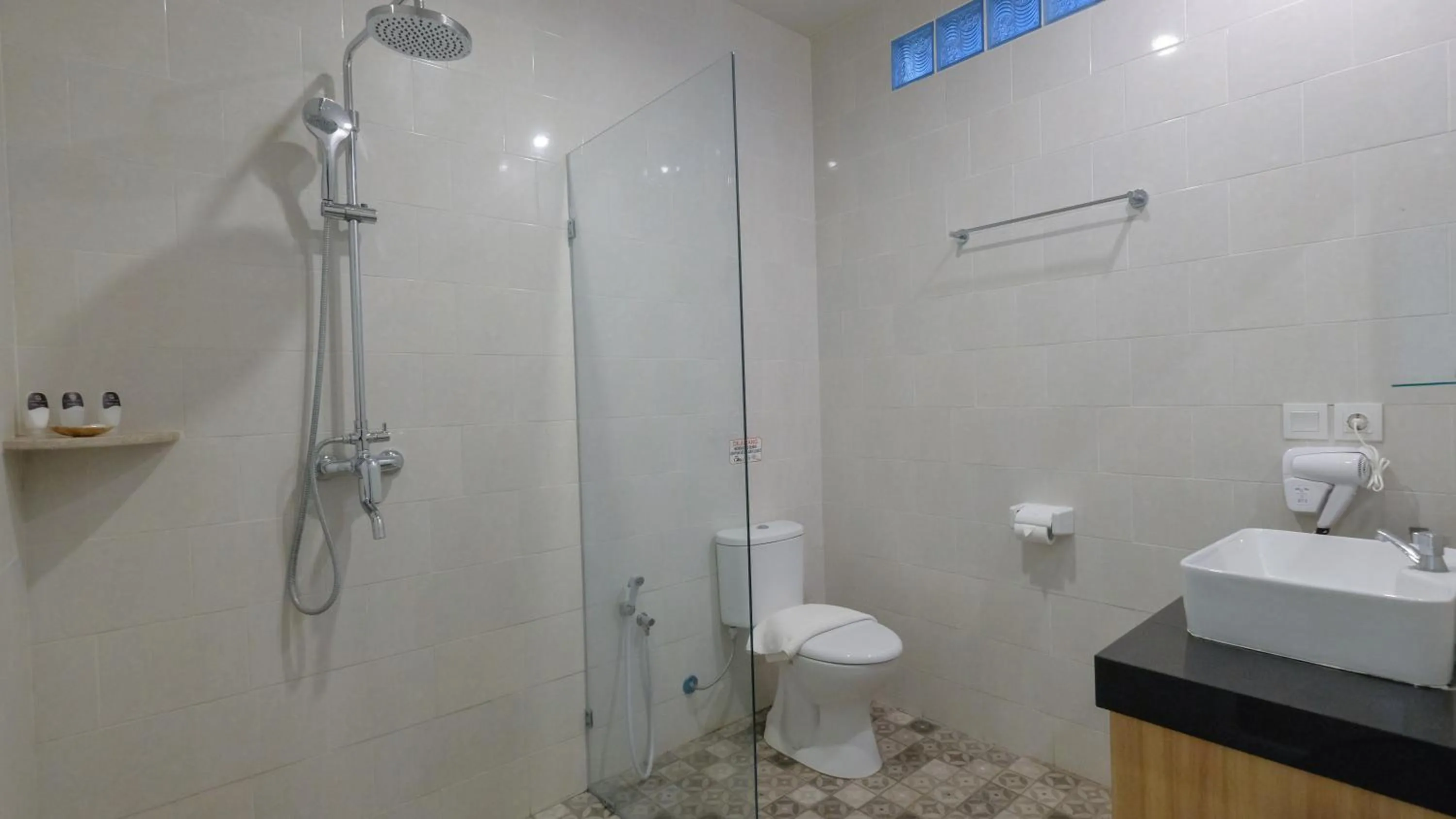 Shower in Graha Socio Hotel Nusa Dua Bali