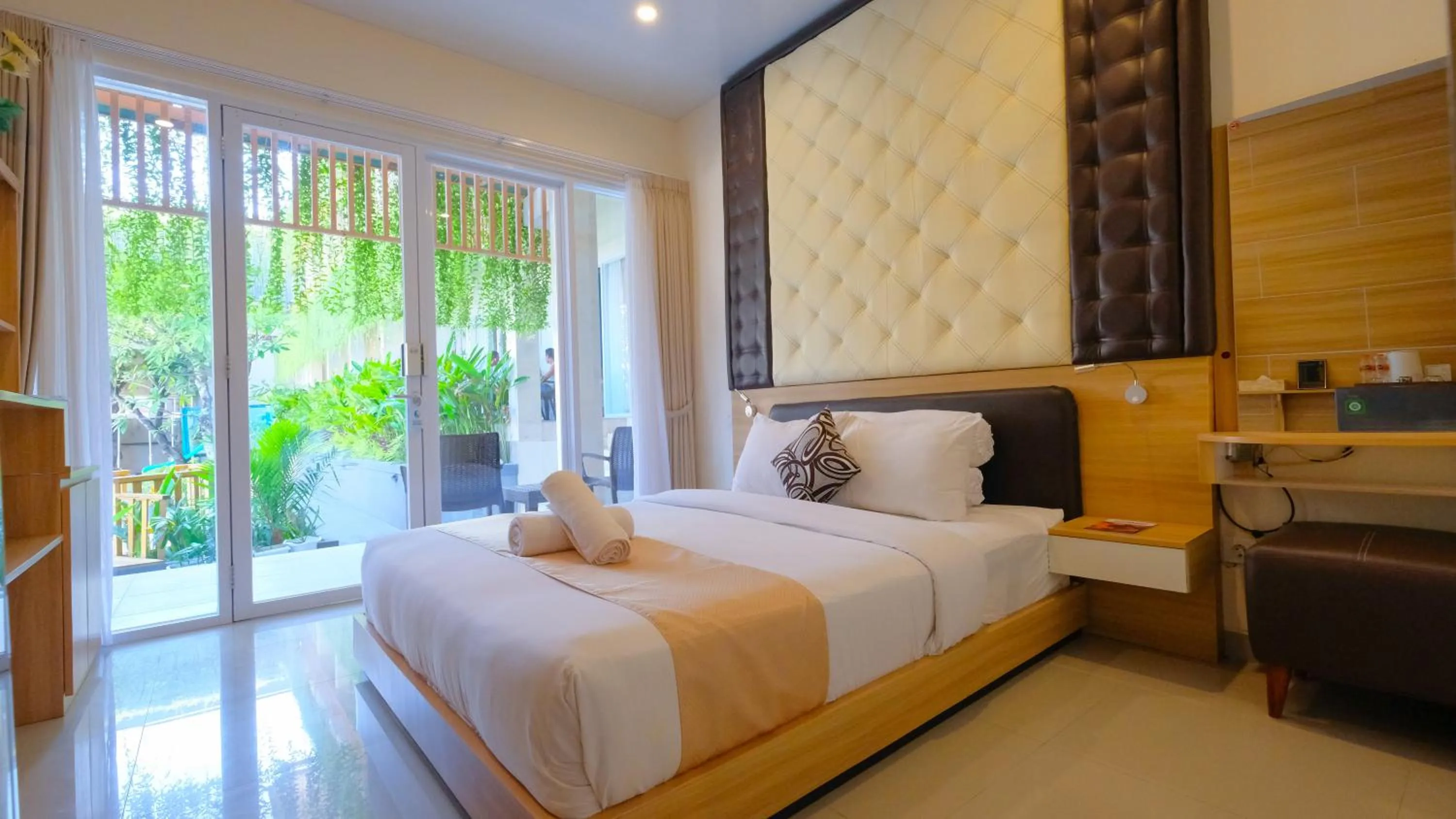 Bed in Graha Socio Hotel Nusa Dua Bali