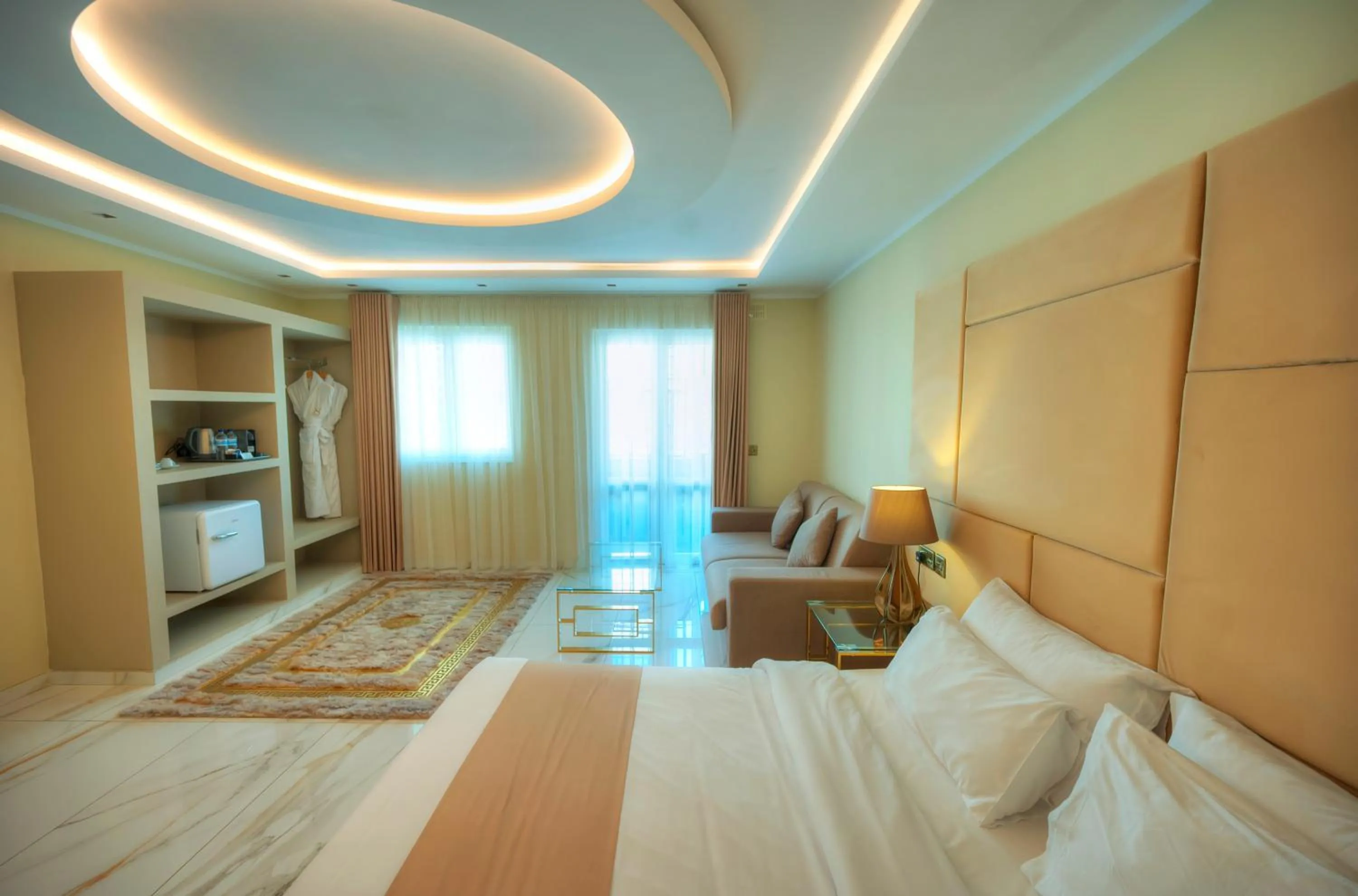 Bed in The Segond Hotel