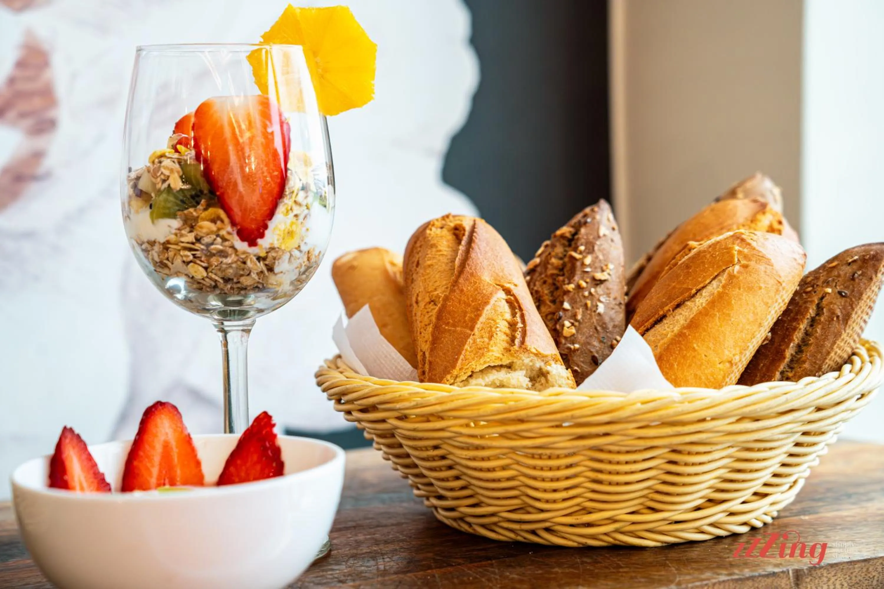 Continental breakfast in The Segond Hotel