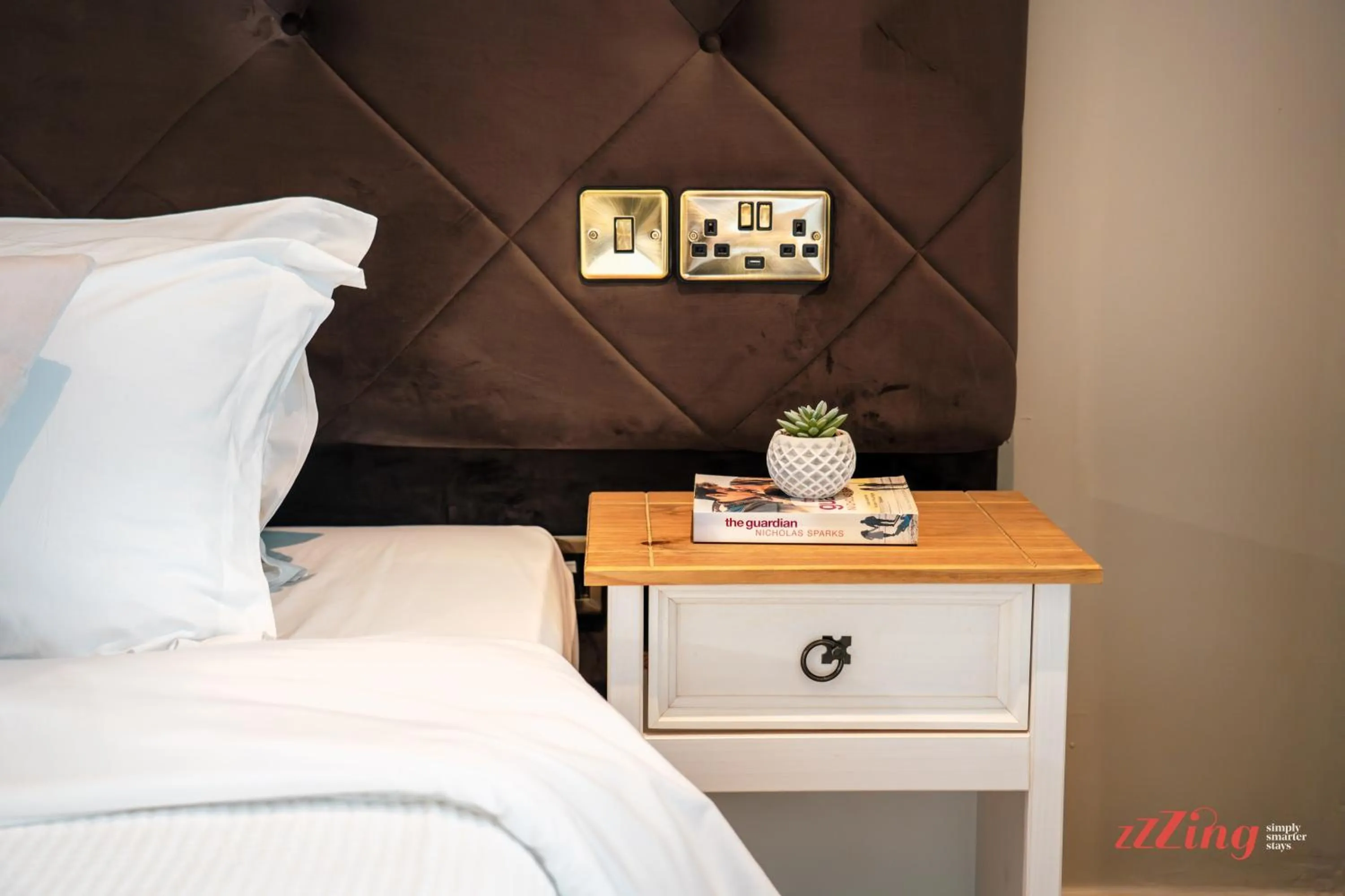 Bed in The Segond Hotel