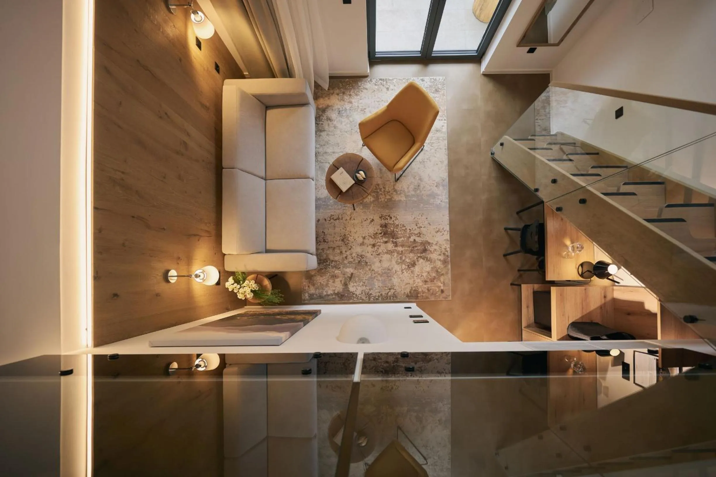 Living room in Triangel Boutique Hotel