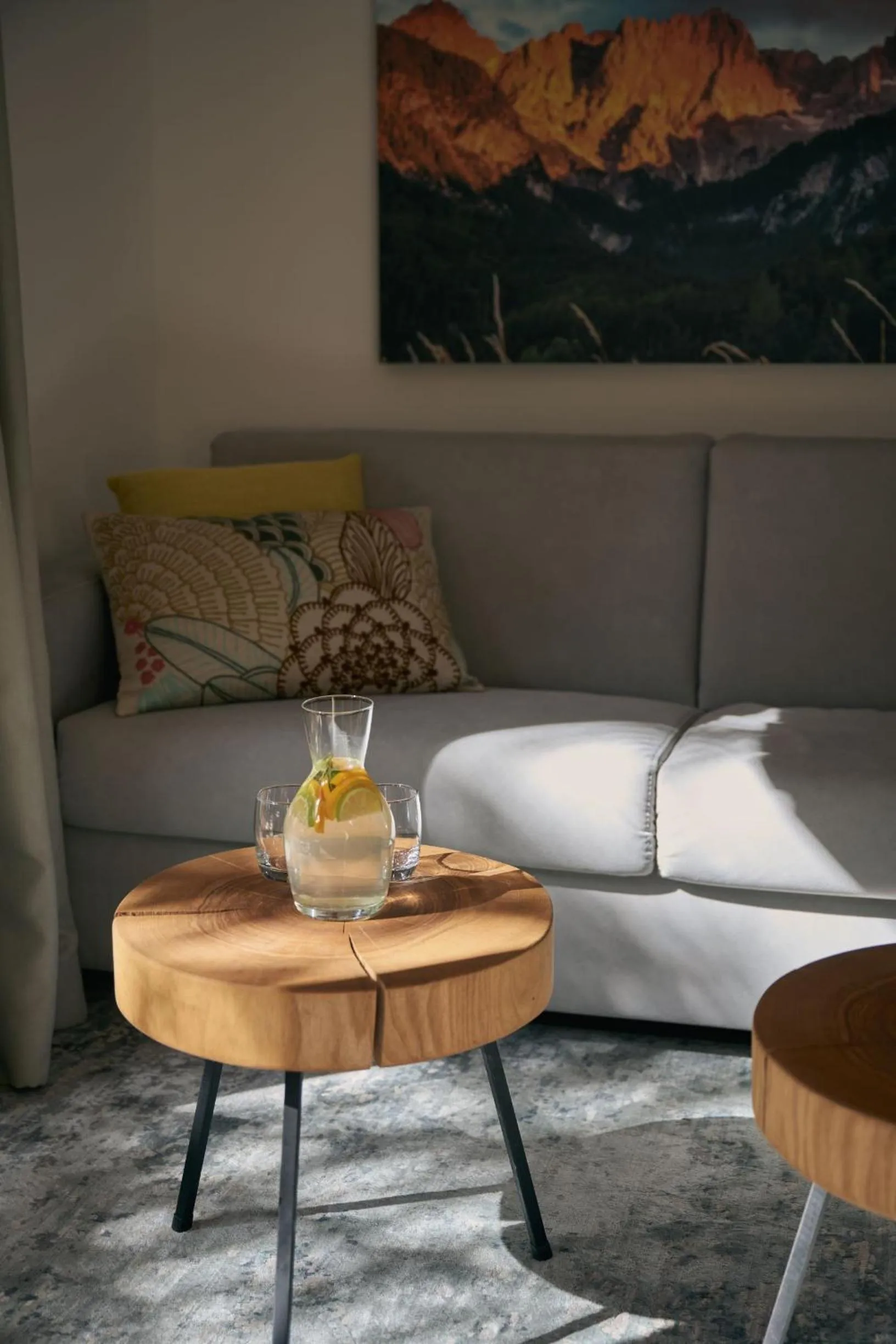 Living room in Triangel Boutique Hotel