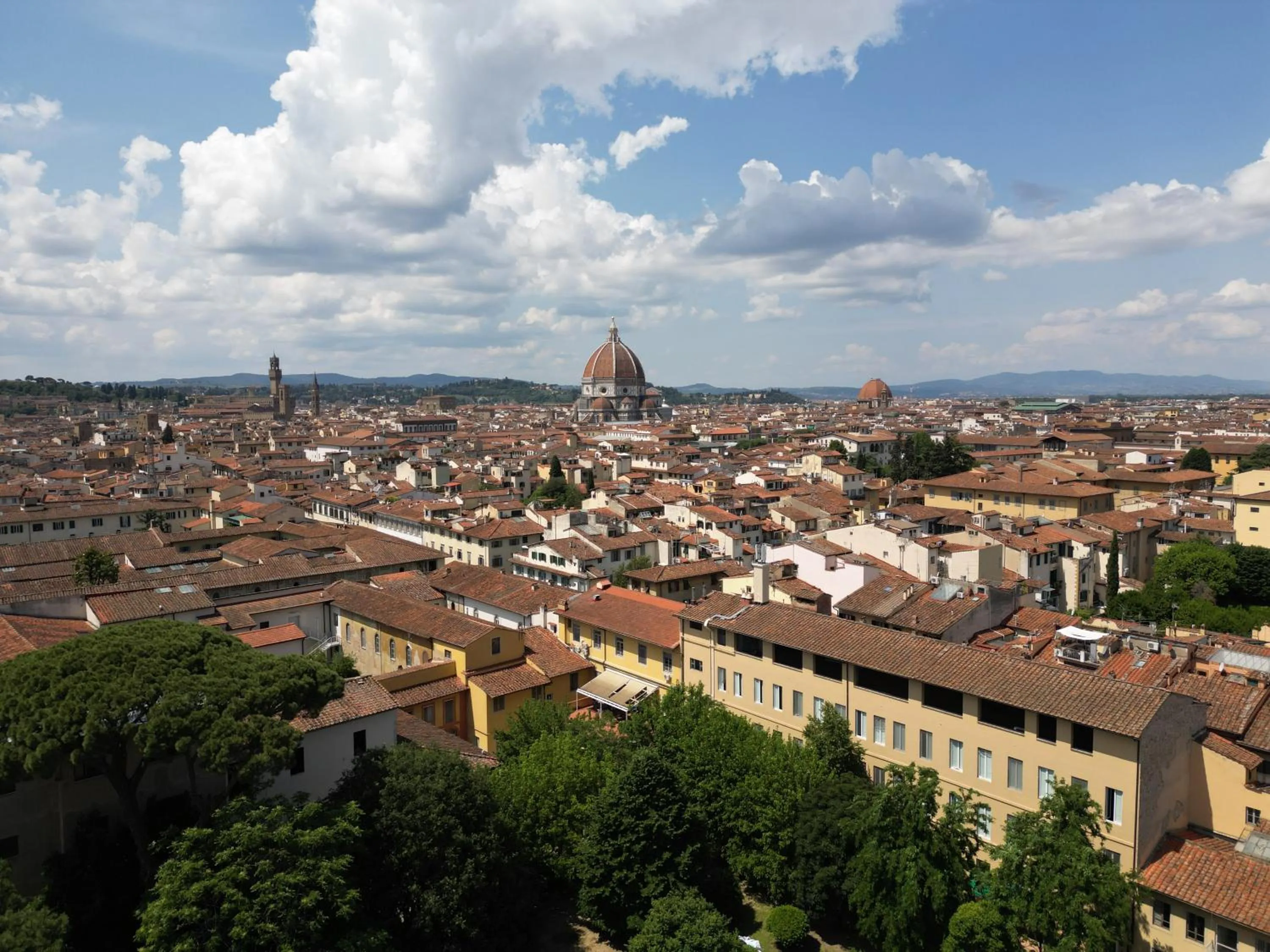 Bird's eye view in Villa Tortorelli