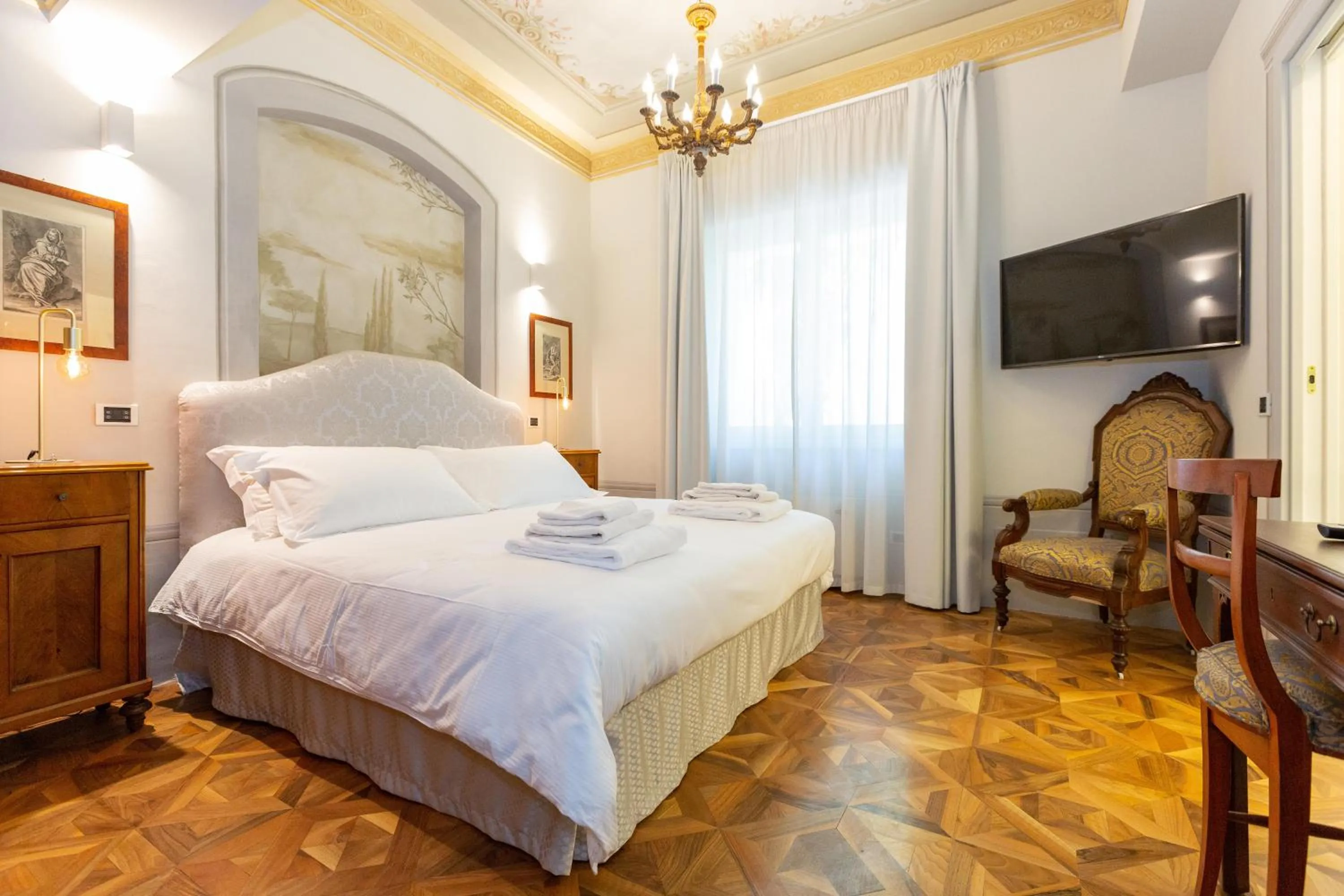 Photo of the whole room, Bed in Villa Tortorelli
