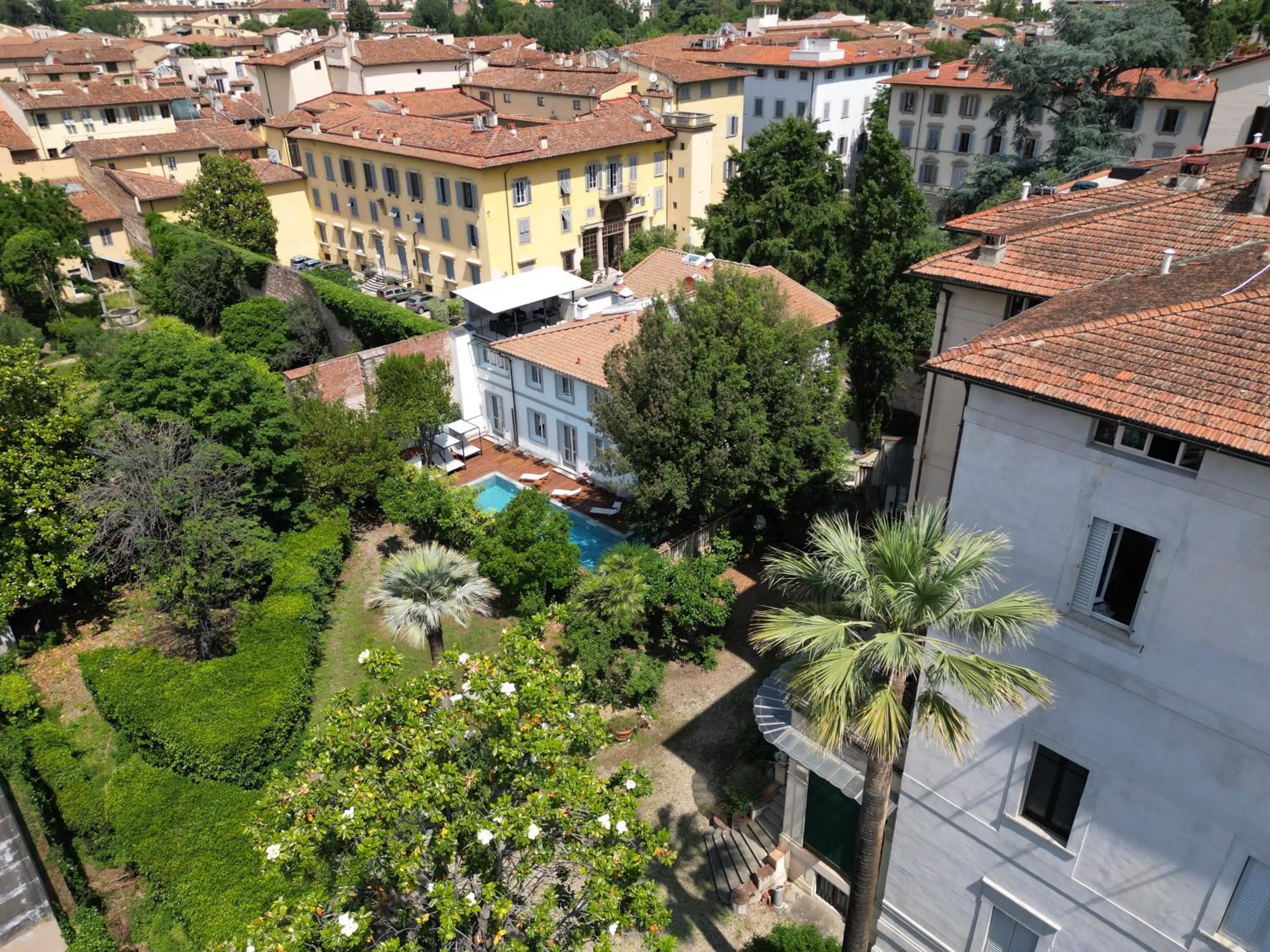 Bird's eye view in Villa Tortorelli