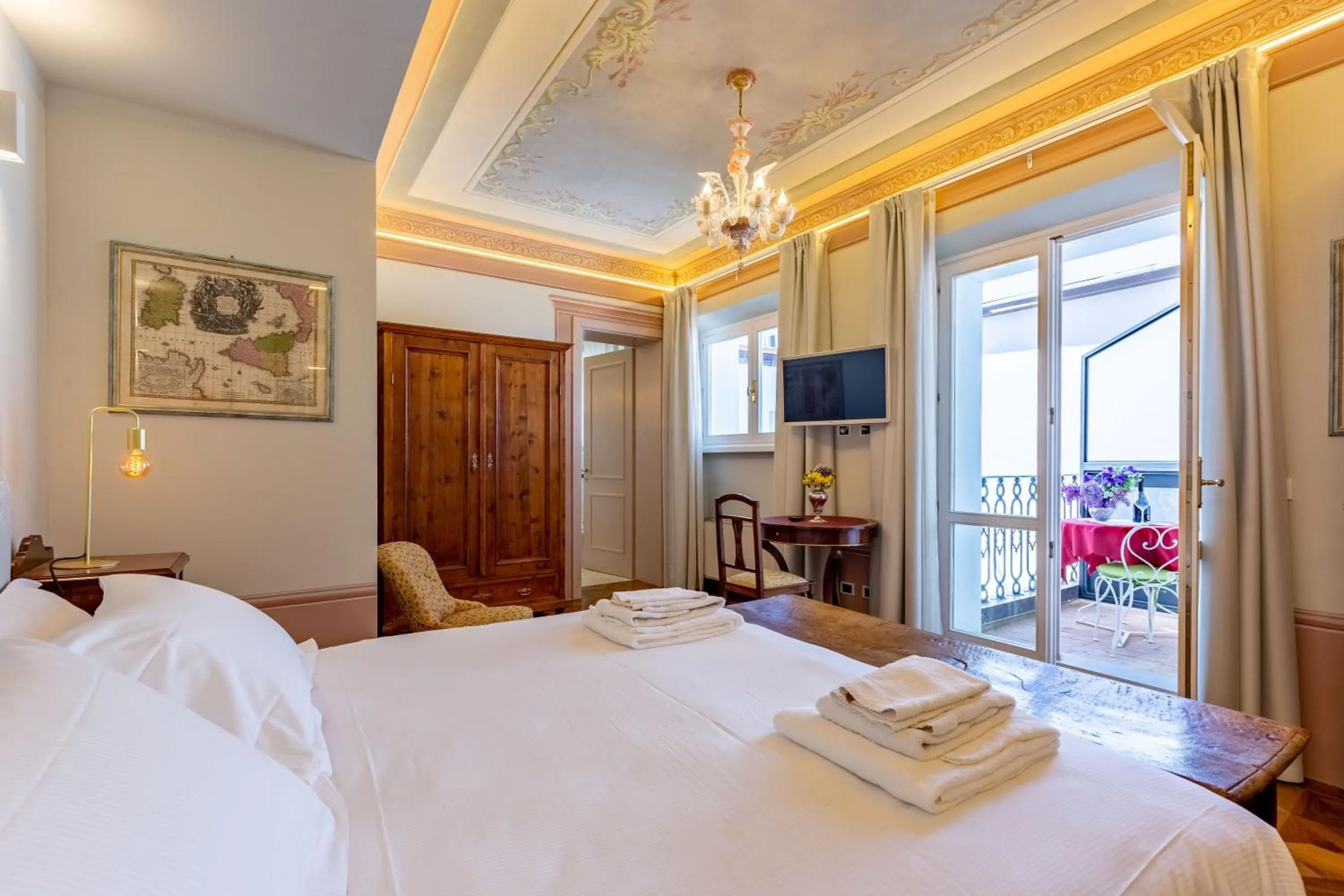 Bed in Villa Tortorelli