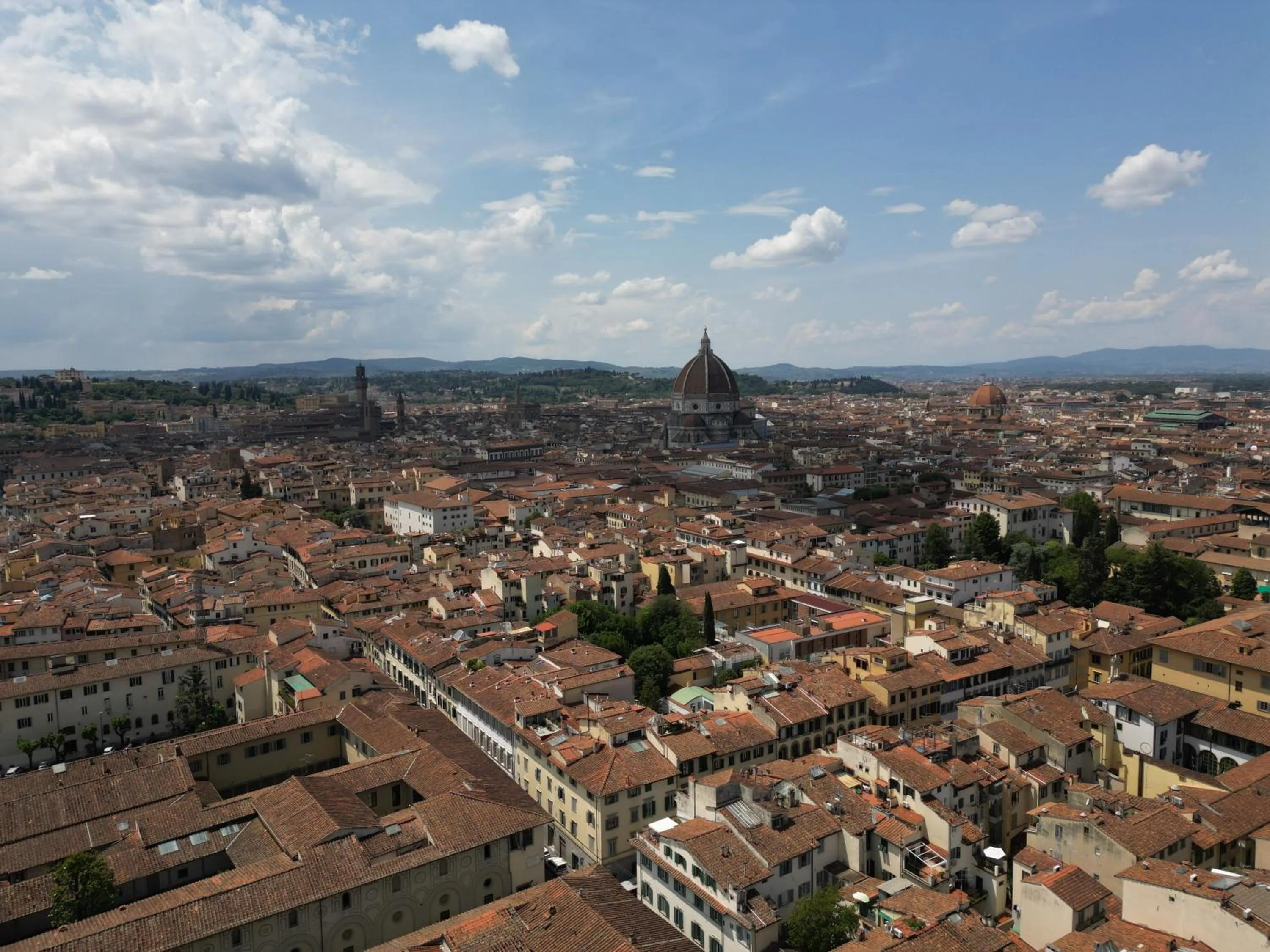 Bird's eye view in Villa Tortorelli