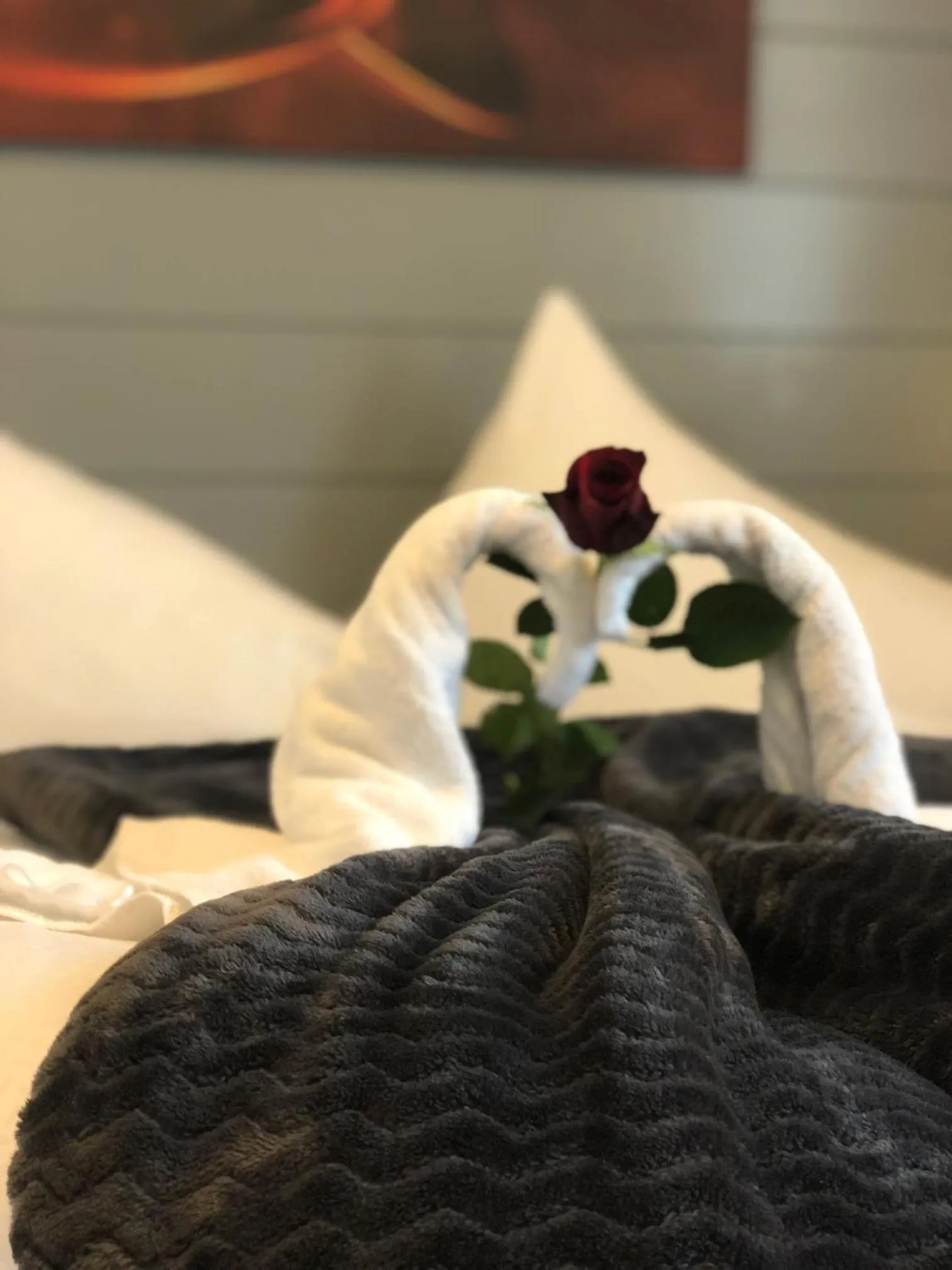 Bed in Hotel Vogelweiderhof