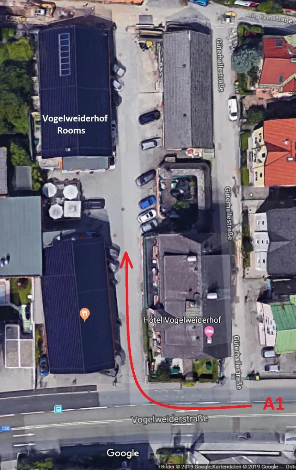 Property building in Hotel Vogelweiderhof