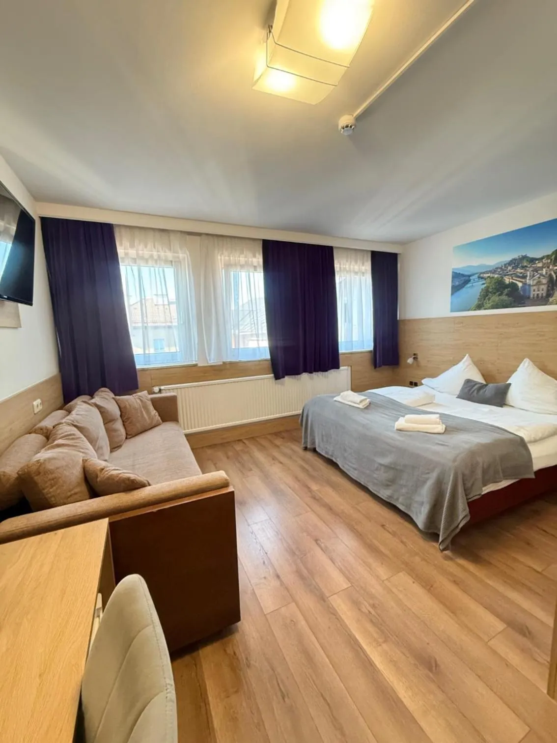 Bed in Hotel Vogelweiderhof