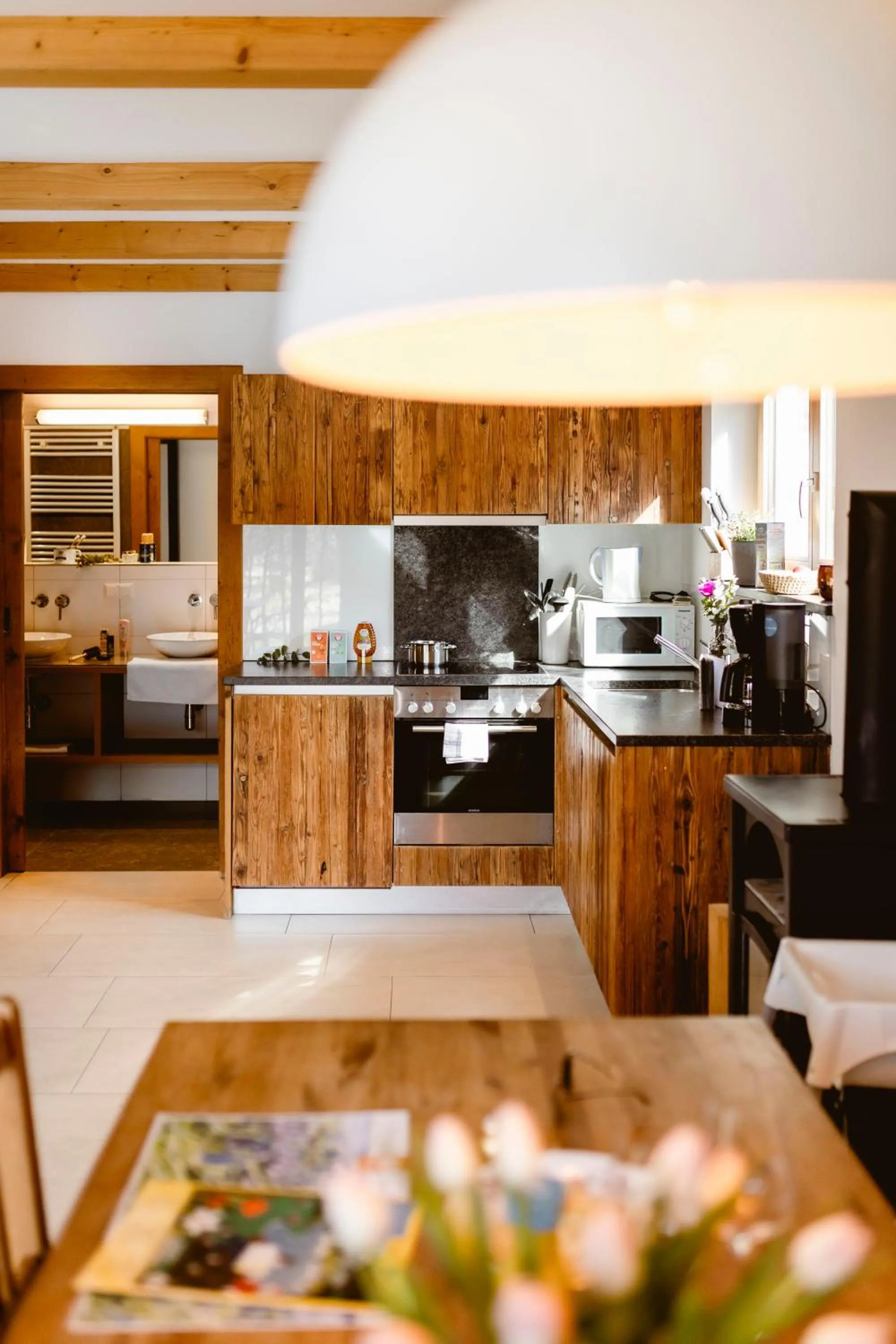 kitchen in Seehotel Berau