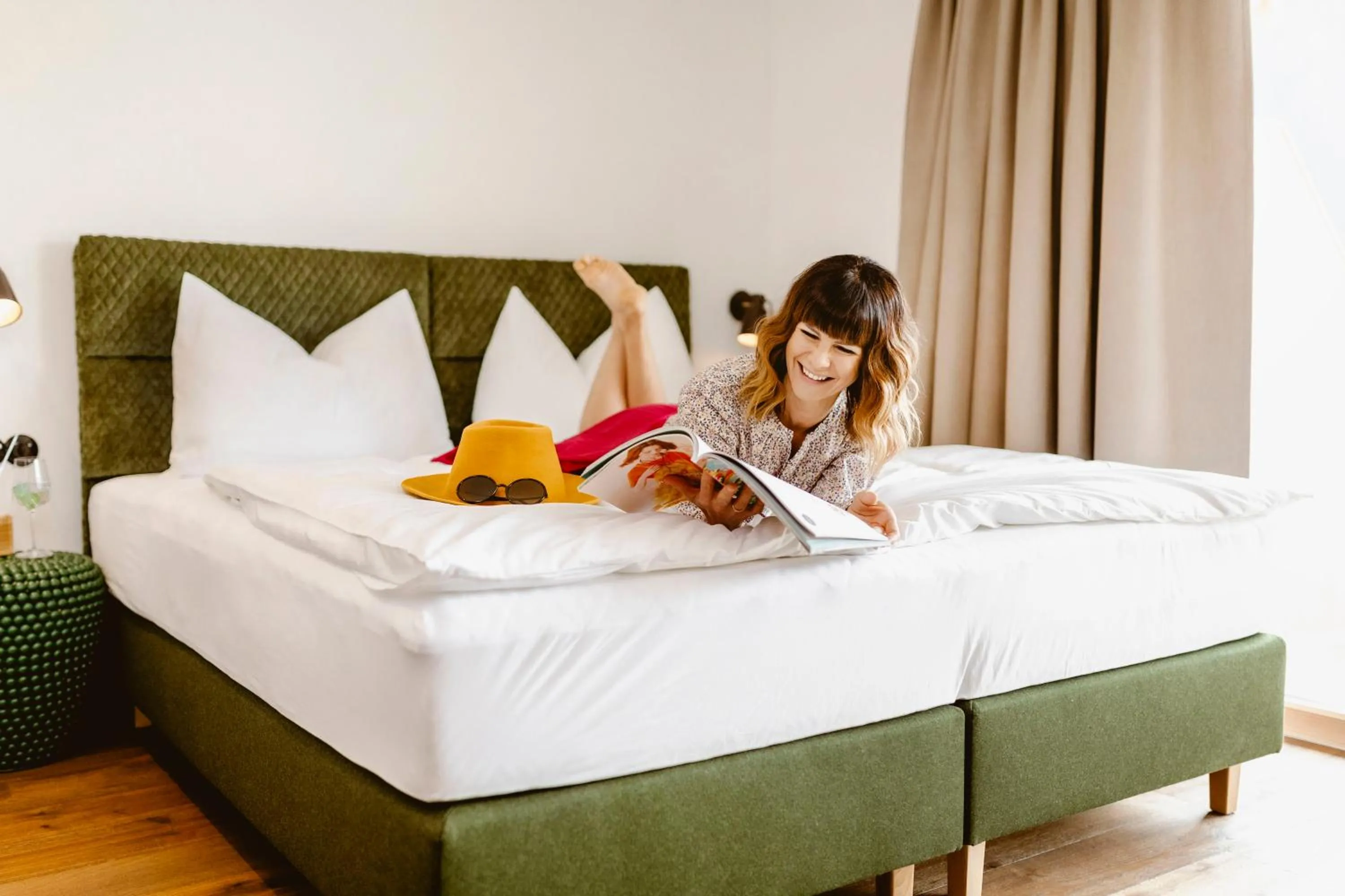 Bed in Seehotel Berau