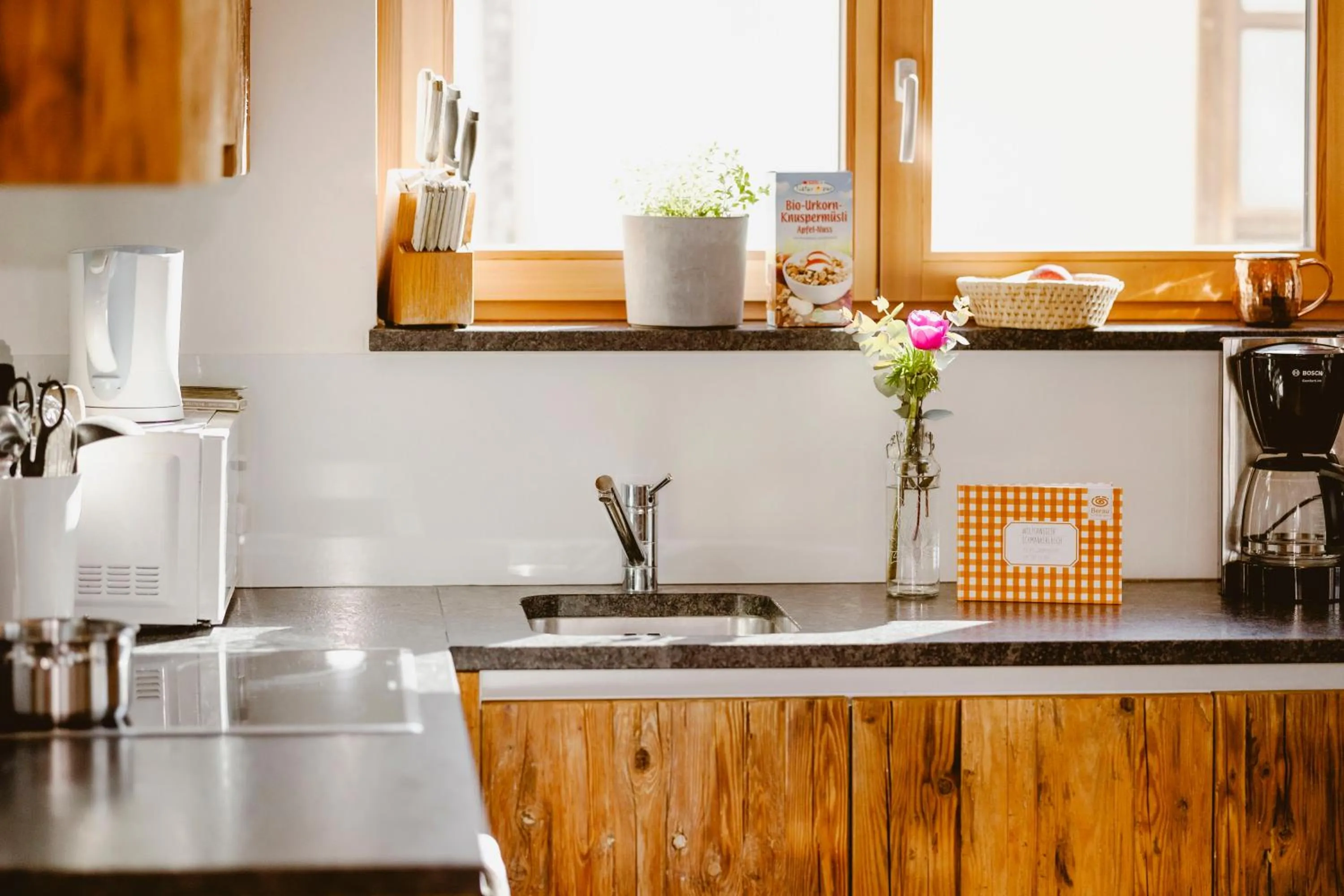 kitchen in Seehotel Berau