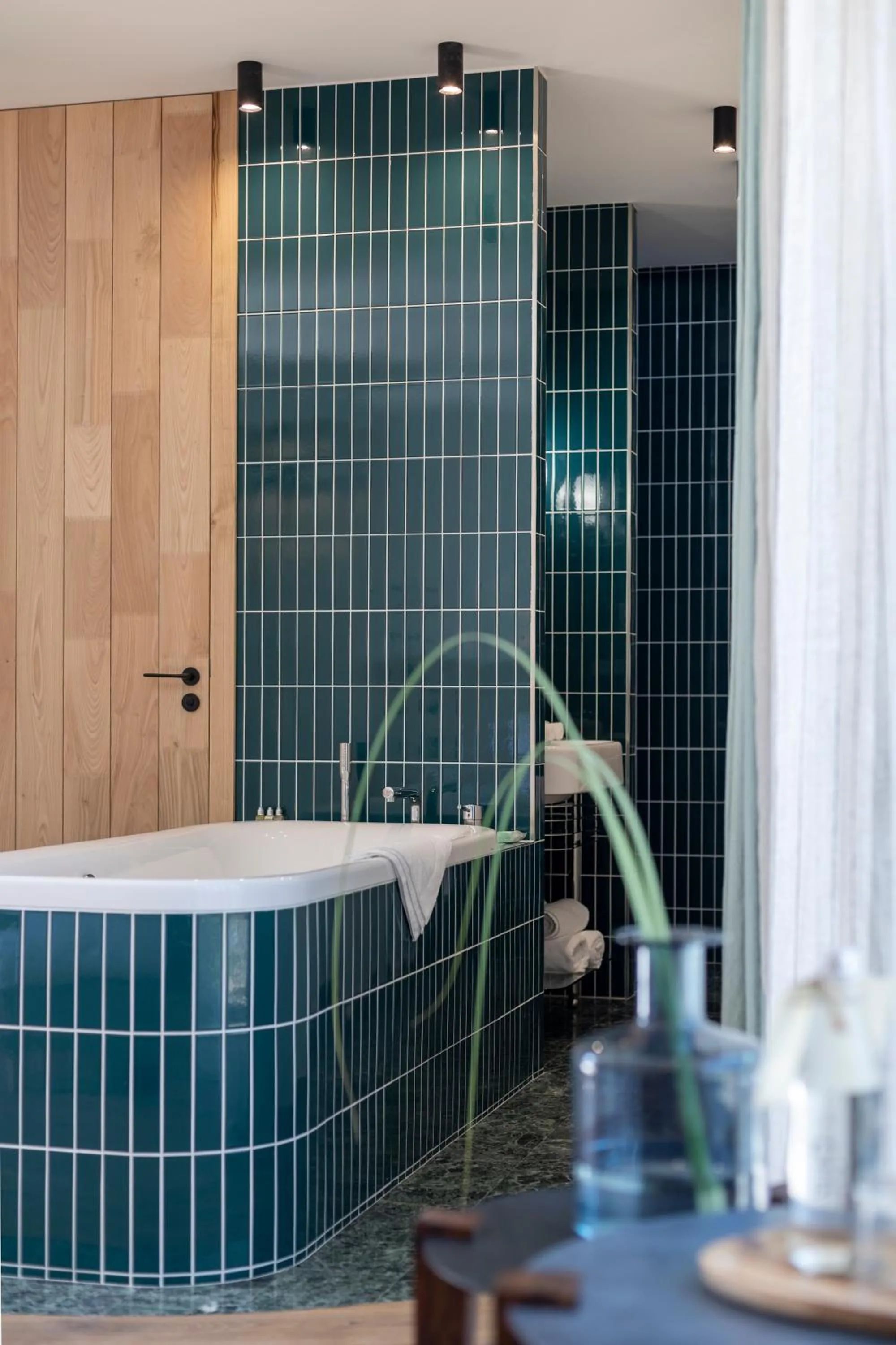 Bathroom in A SPERANZA Suites avec piscine privative chauffée