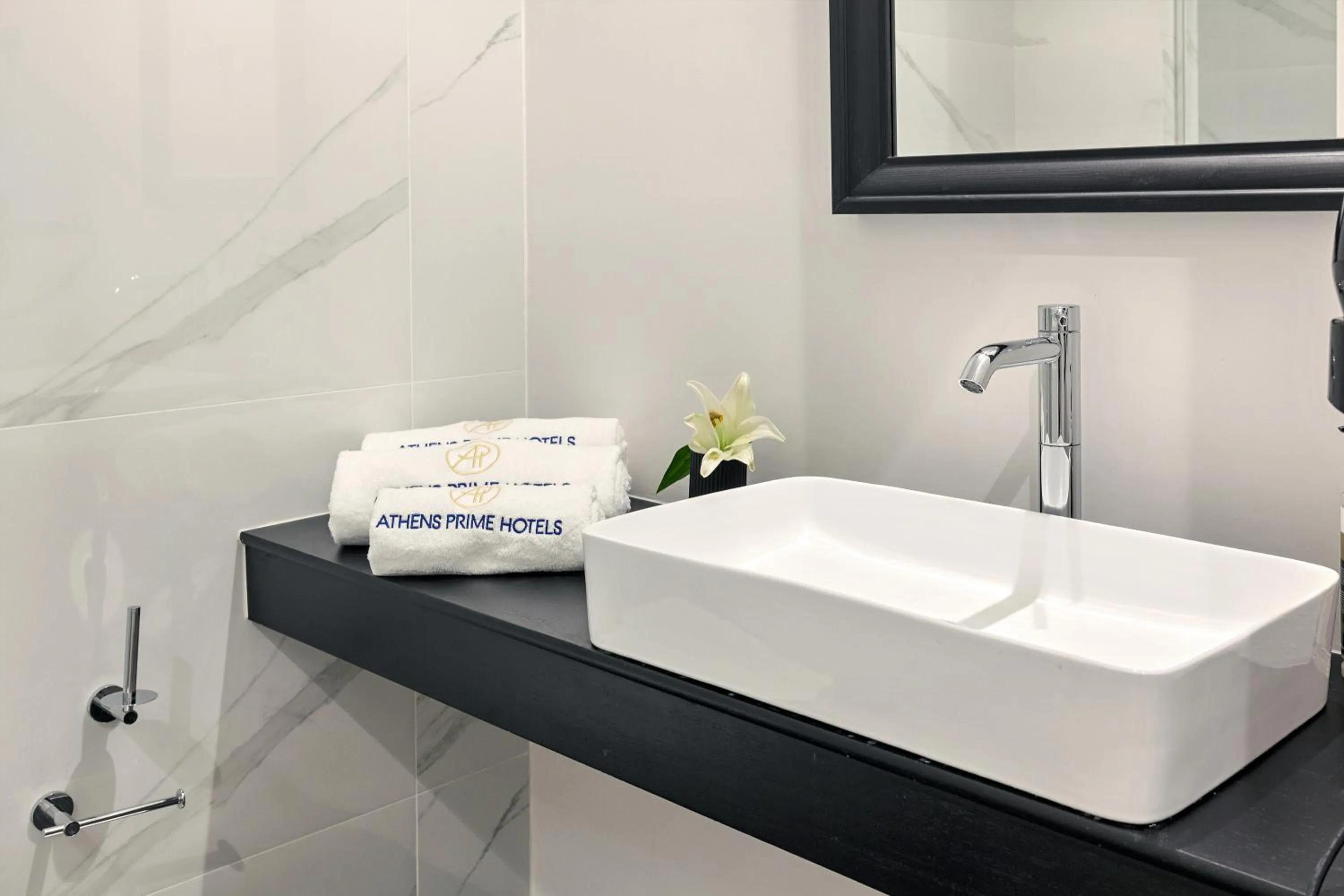 Bathroom in Classic Hotel by Athens Prime Hotels