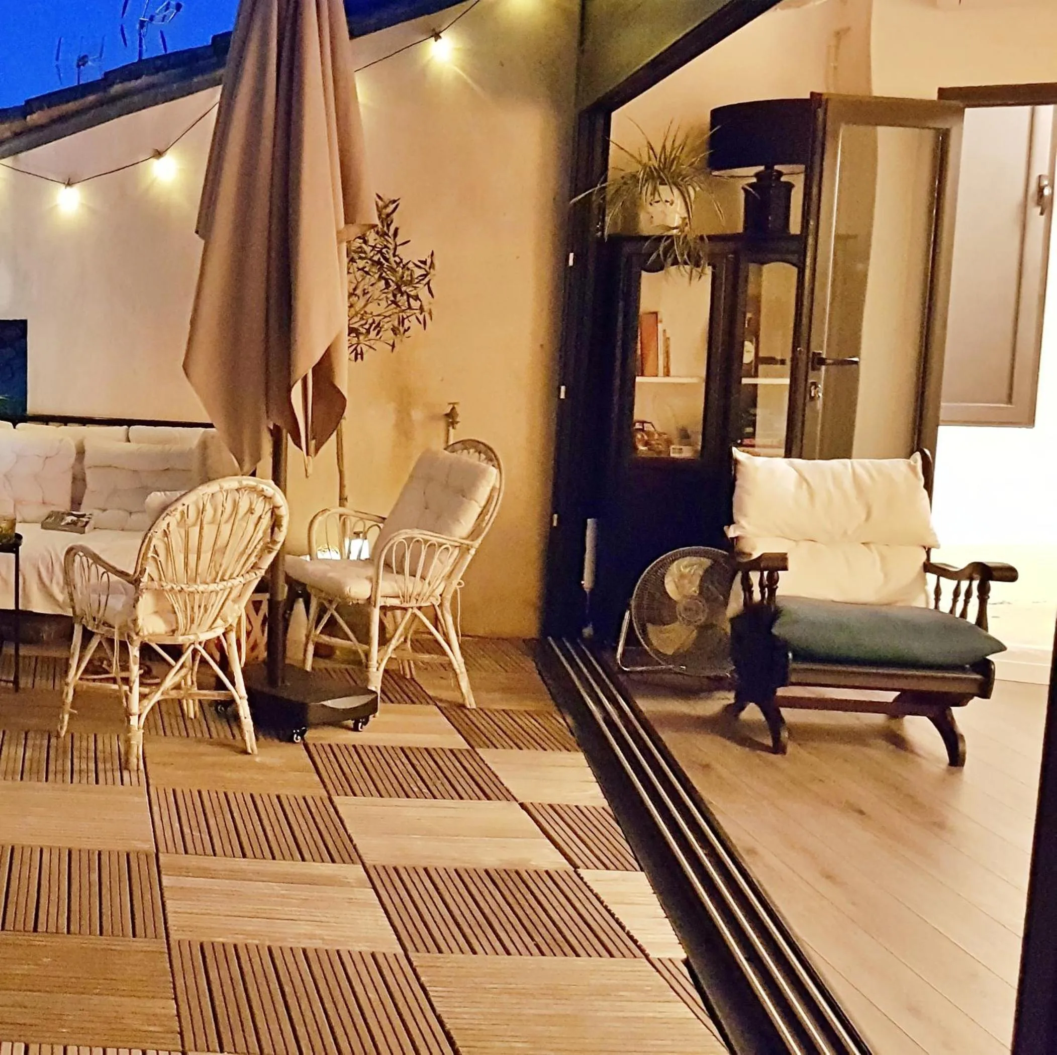 Patio in Le Prince - Maison d'hôtes