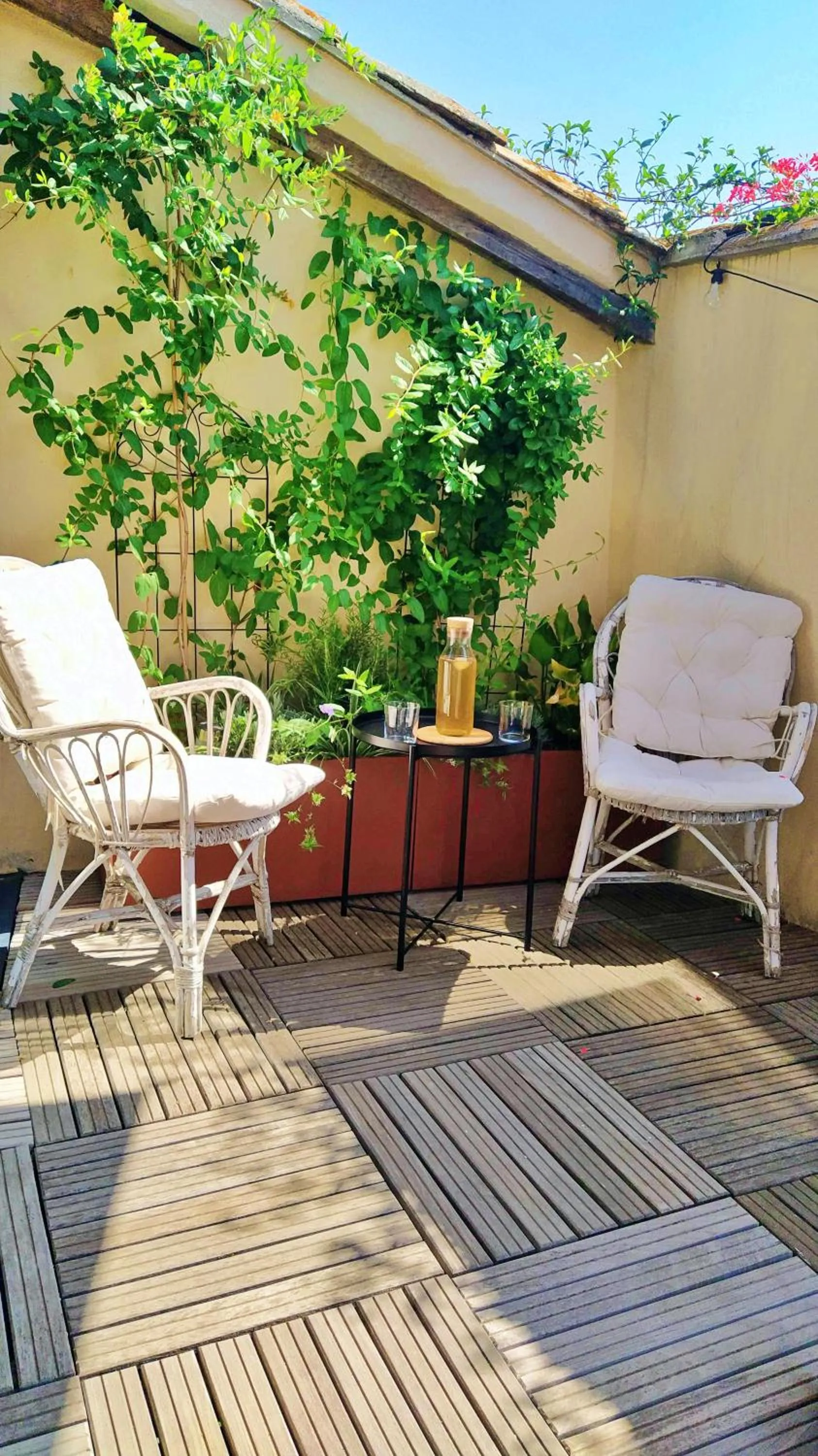 Patio in Le Prince - Maison d'hôtes