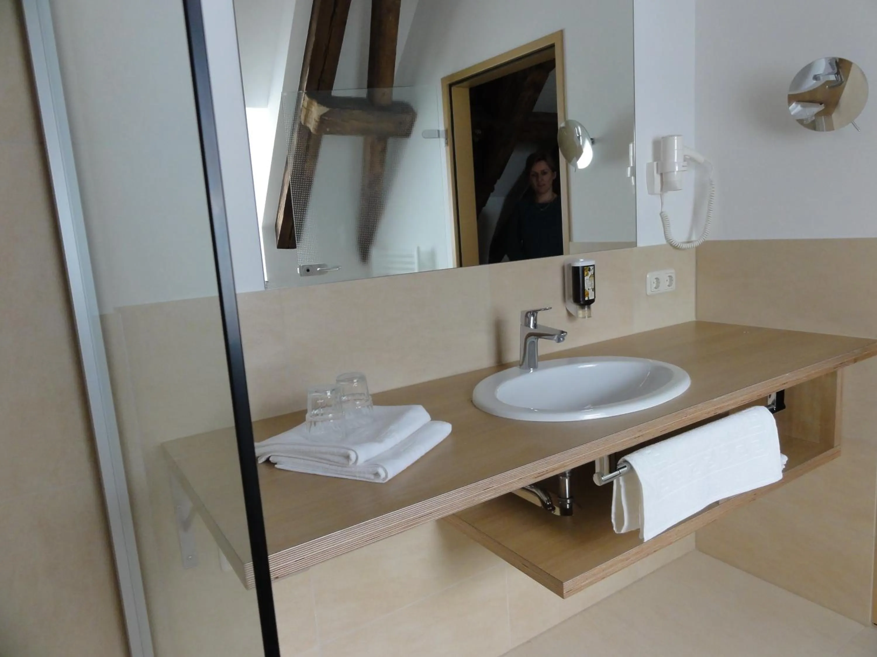 Bathroom in Familiengasthof Maier