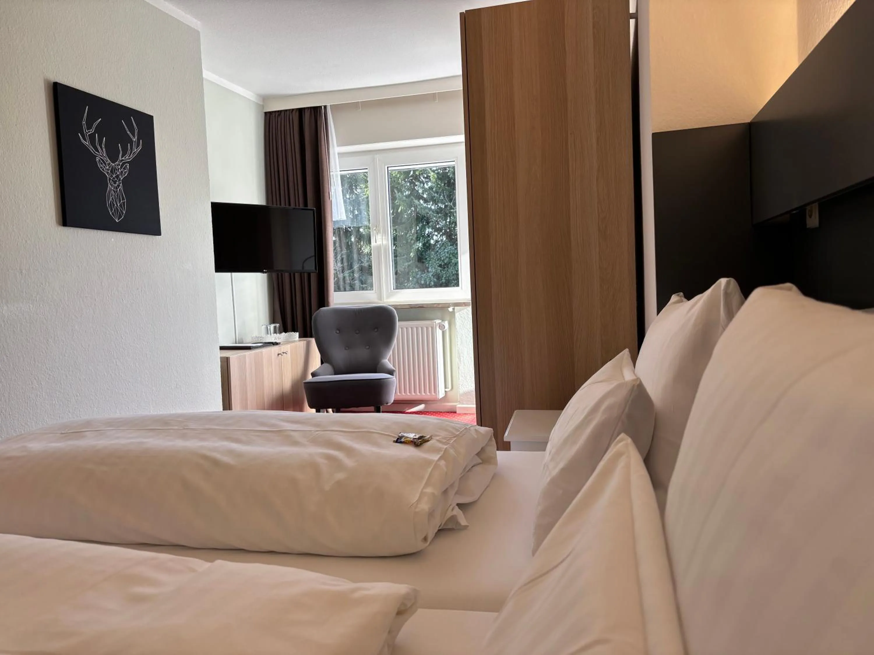 Bed in Hotel Haus am Hochwald