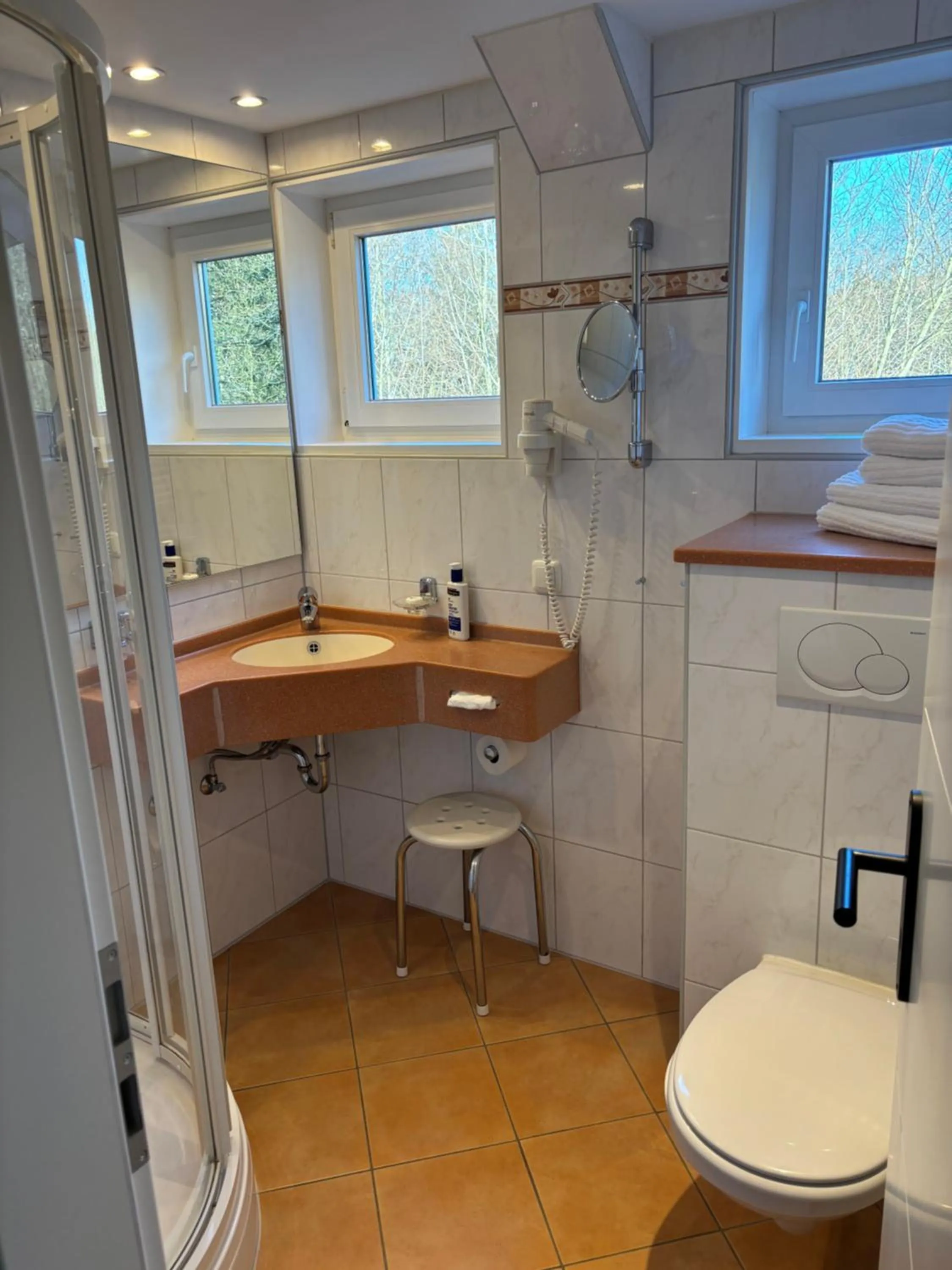 Bathroom in Hotel Haus am Hochwald