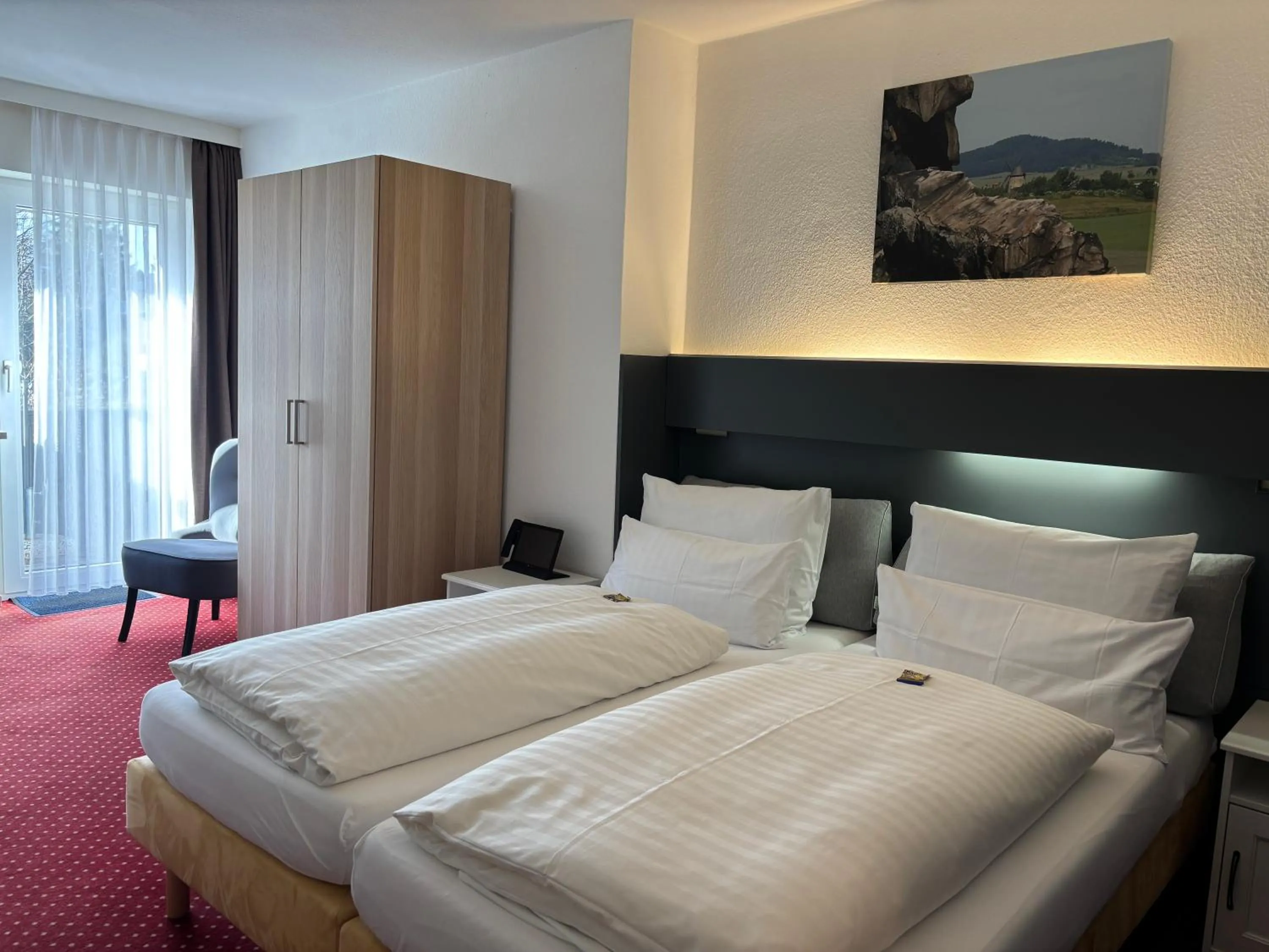 Bed in Hotel Haus am Hochwald