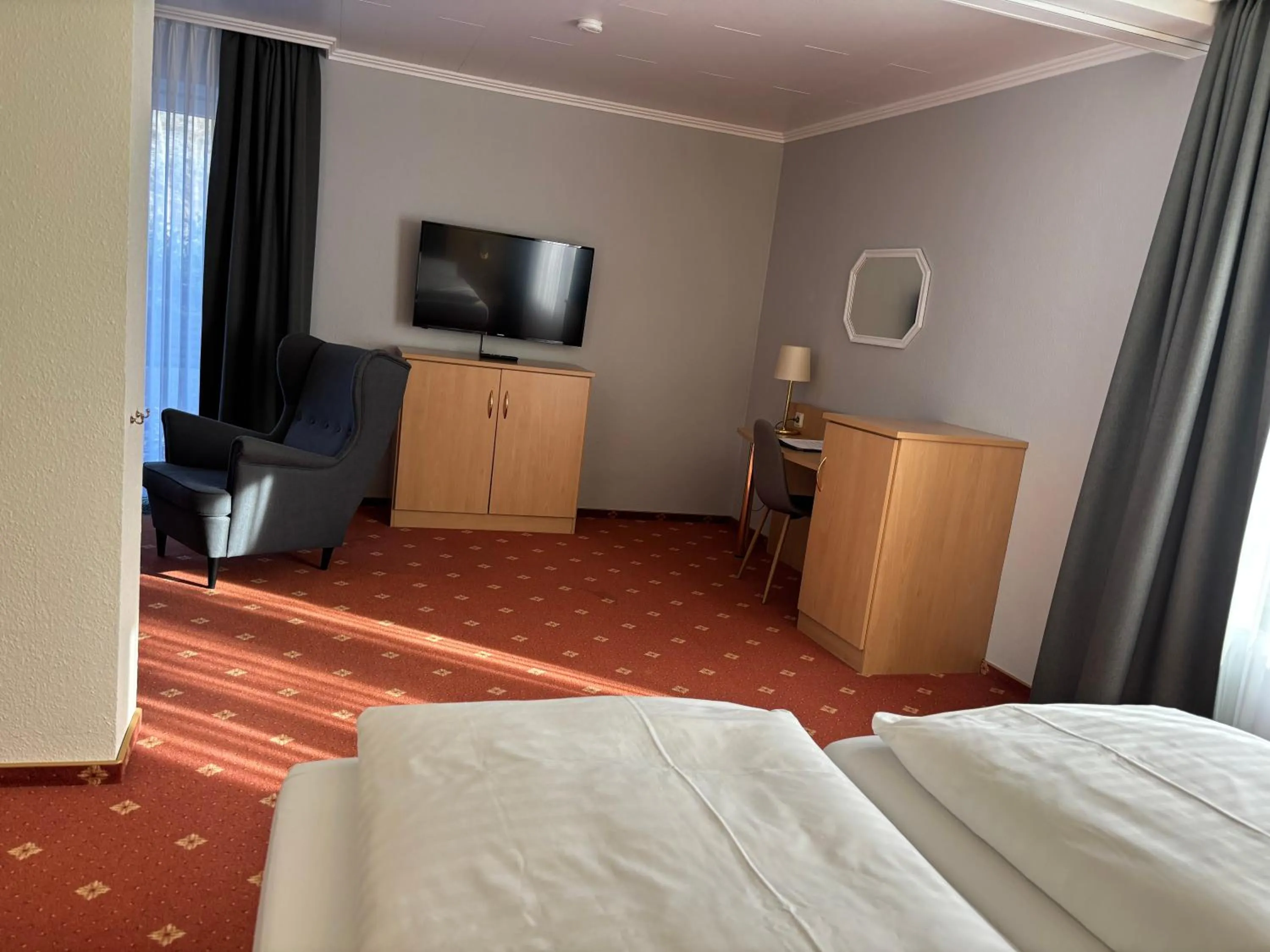TV and multimedia, Bed in Hotel Haus am Hochwald