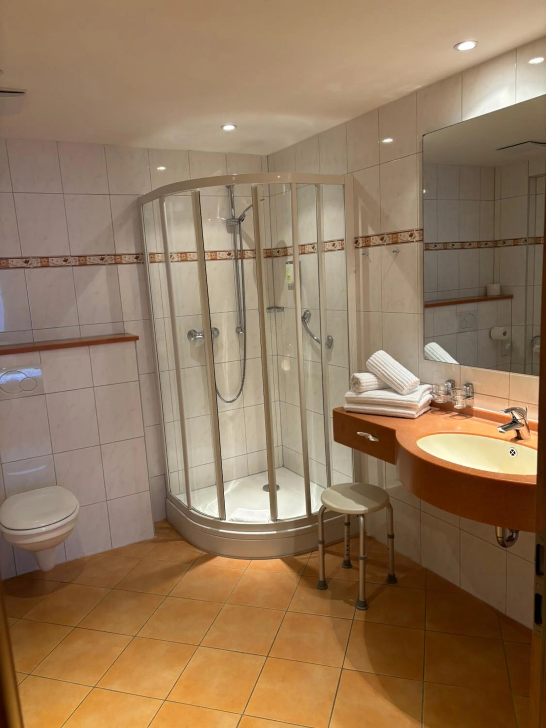 Shower in Hotel Haus am Hochwald