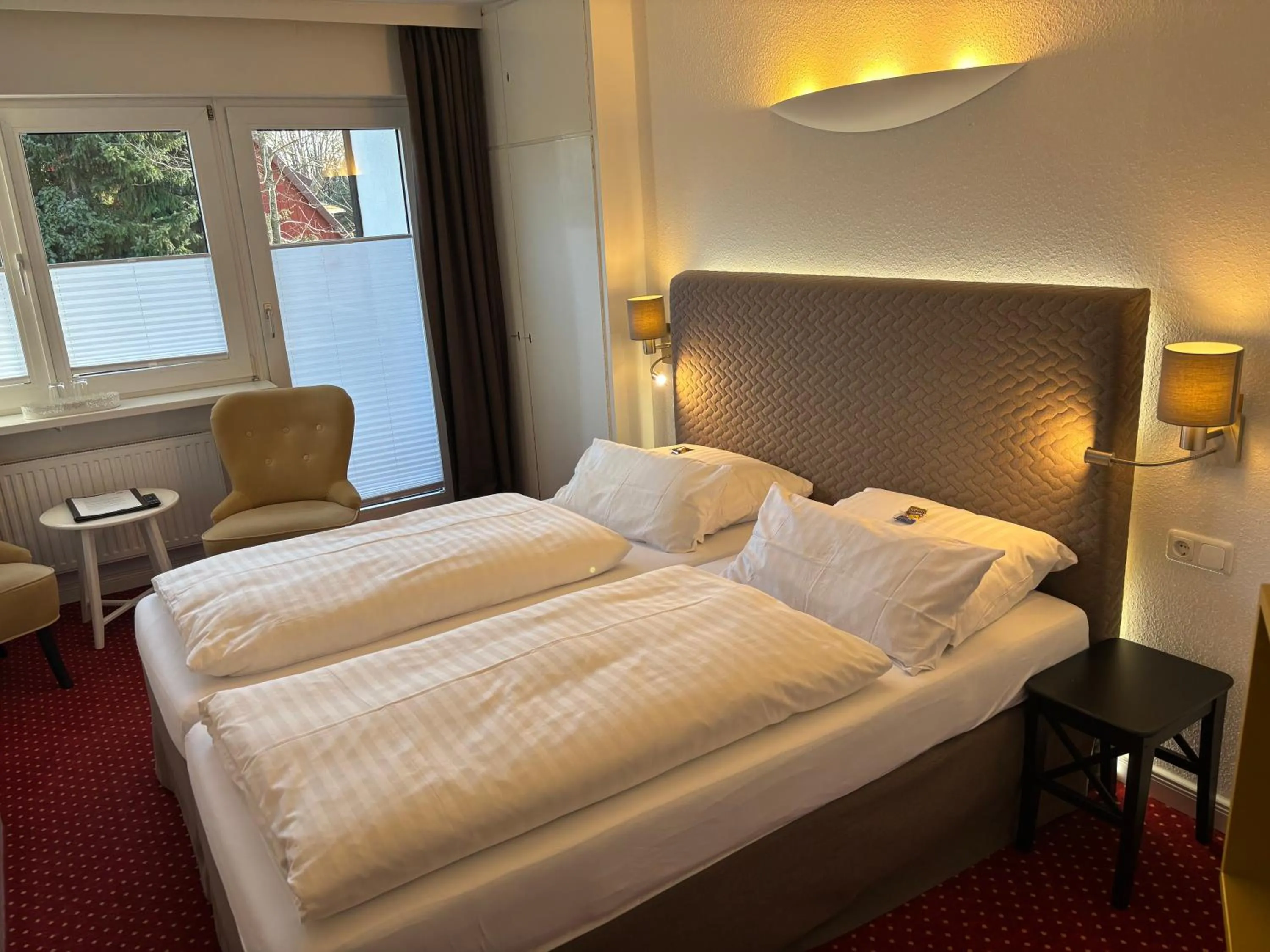 Bedroom, Bed in Hotel Haus am Hochwald